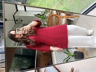 Salaş Oversize Tshirt Bordo