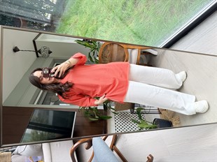 Salaş Oversize Tshirt Turuncu