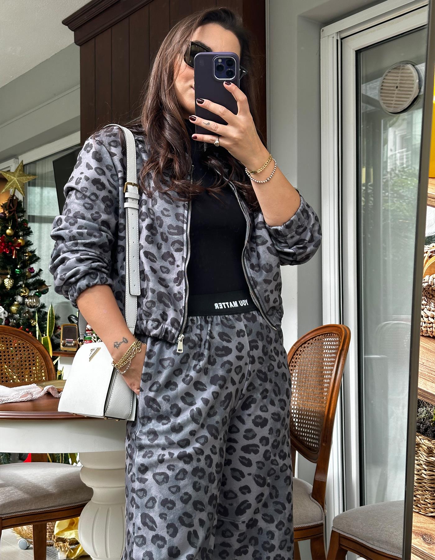 Gri Leopar Soft Takım