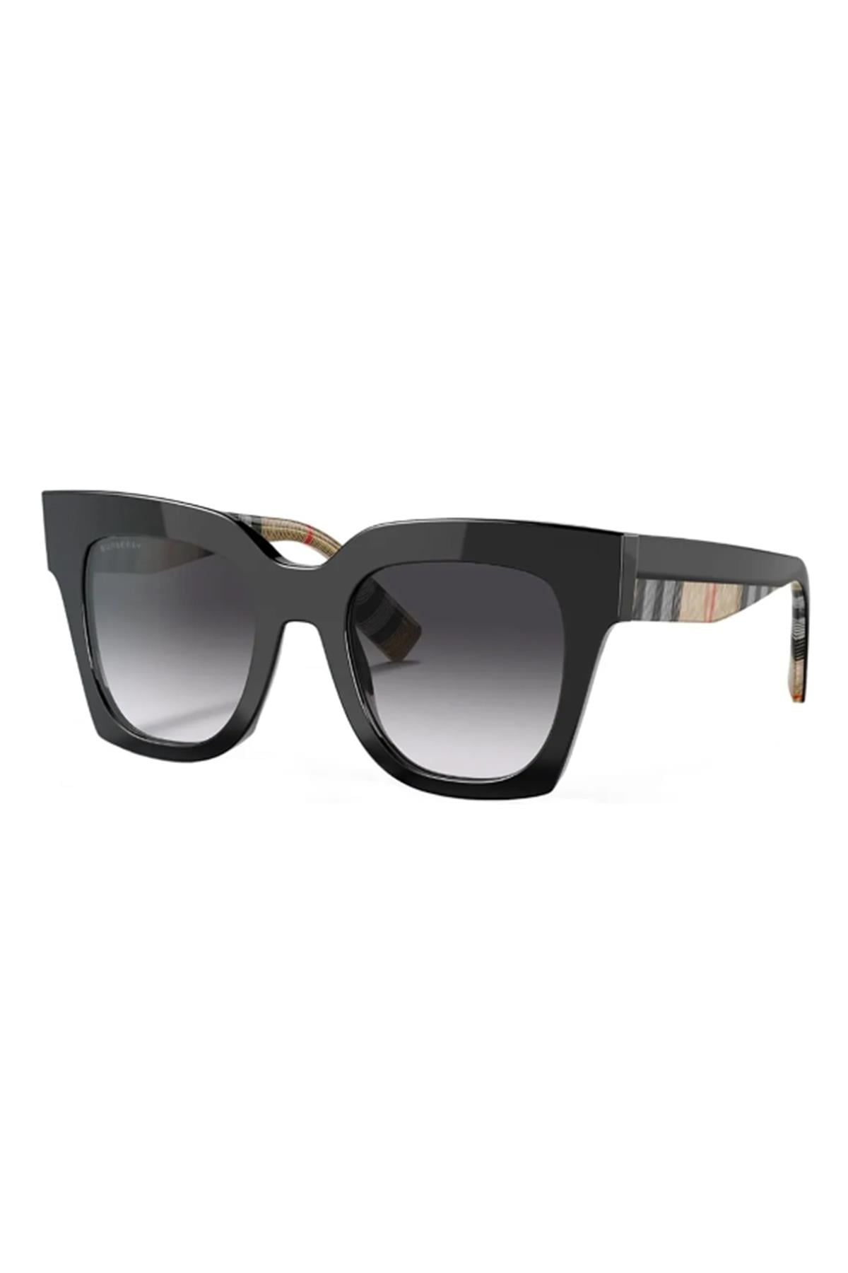 Burberry Mod 4364 C.3942/8G Siyah Kırçıllı Kadın Güneş Gözlüğü