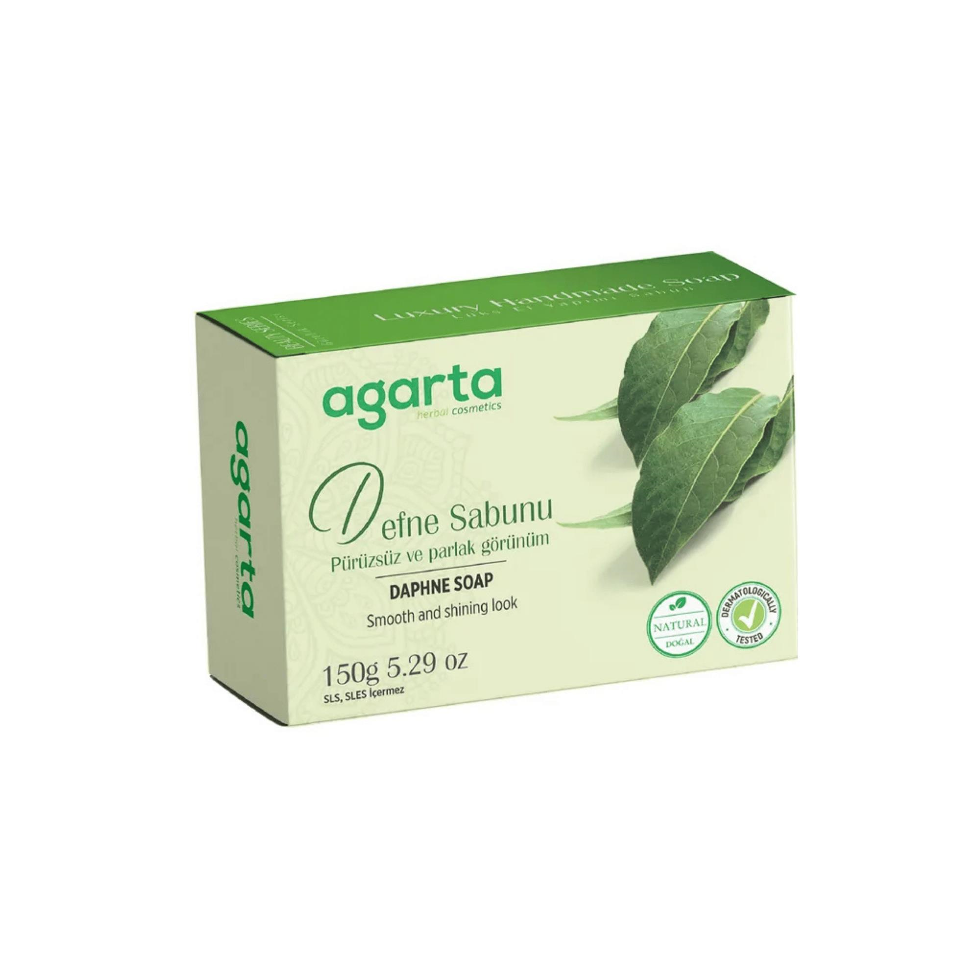 AGARTA - SABUN DOĞAL EL YAPIMI CİLT İÇİN DEFNE 150 GR
