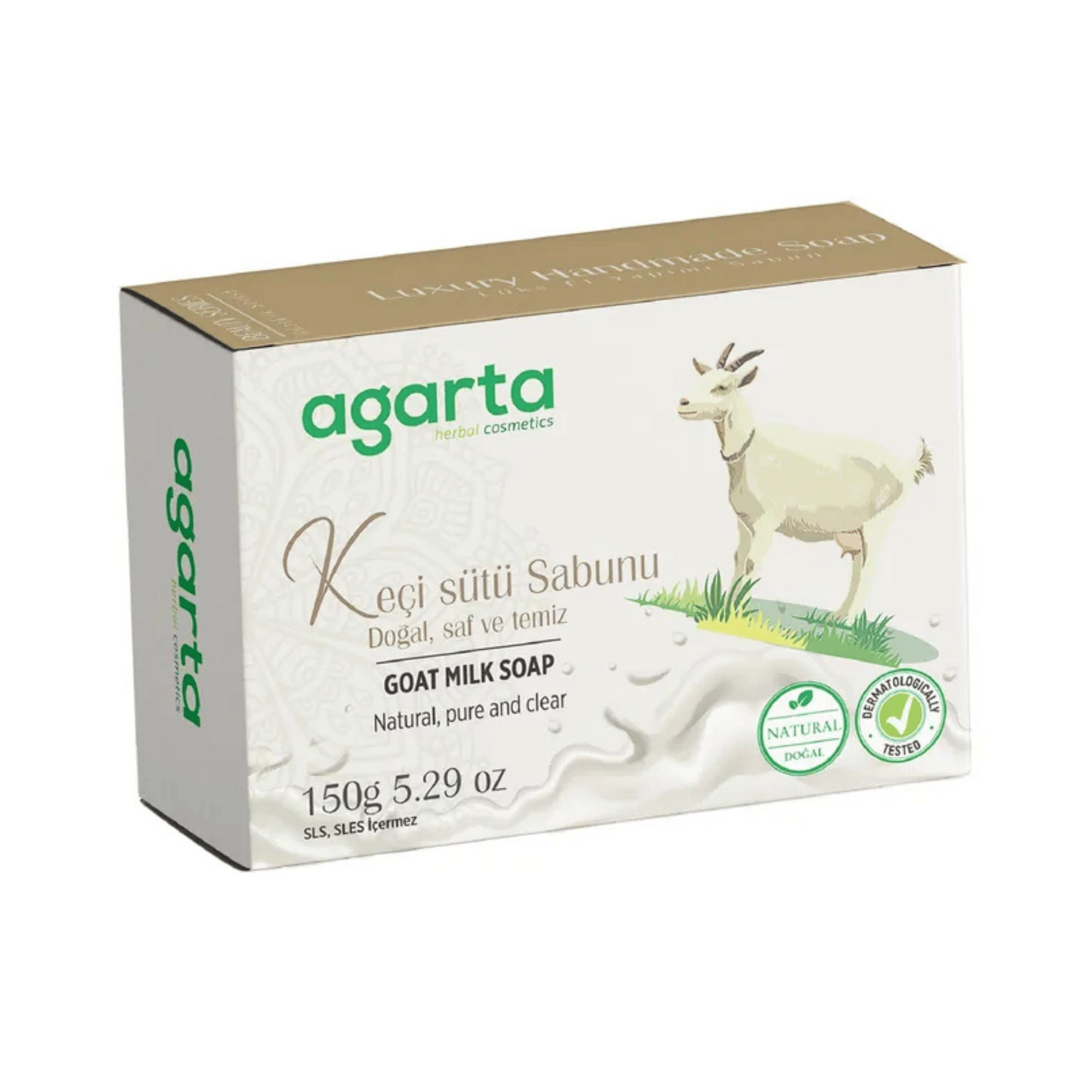 AGARTA - SABUN DOĞAL EL YAPIMI KEÇİ SÜTÜ 150 GR