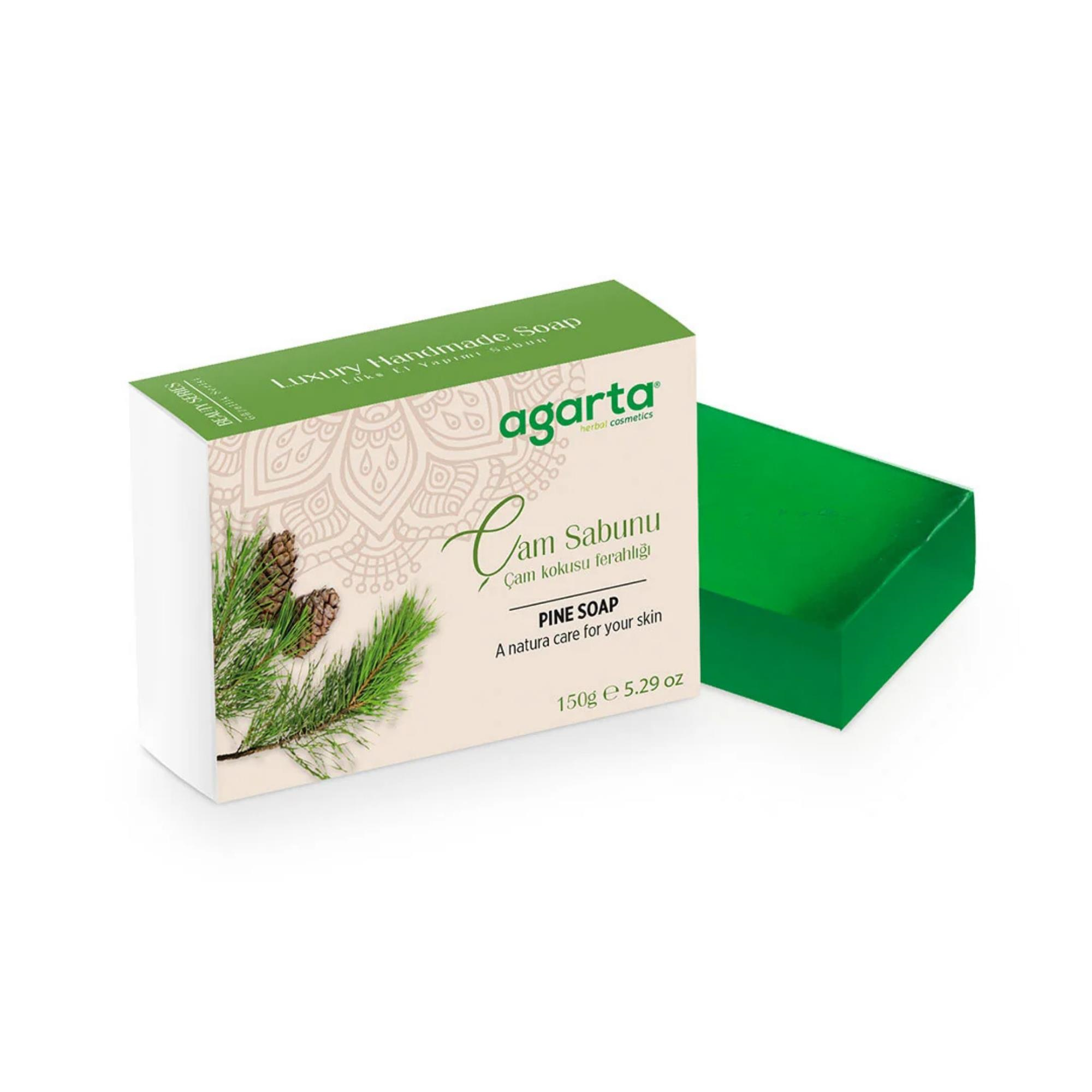 AGARTA - SABUN EL YAPIMI DOĞAL CİLT İÇİN ÇAM 150 GR