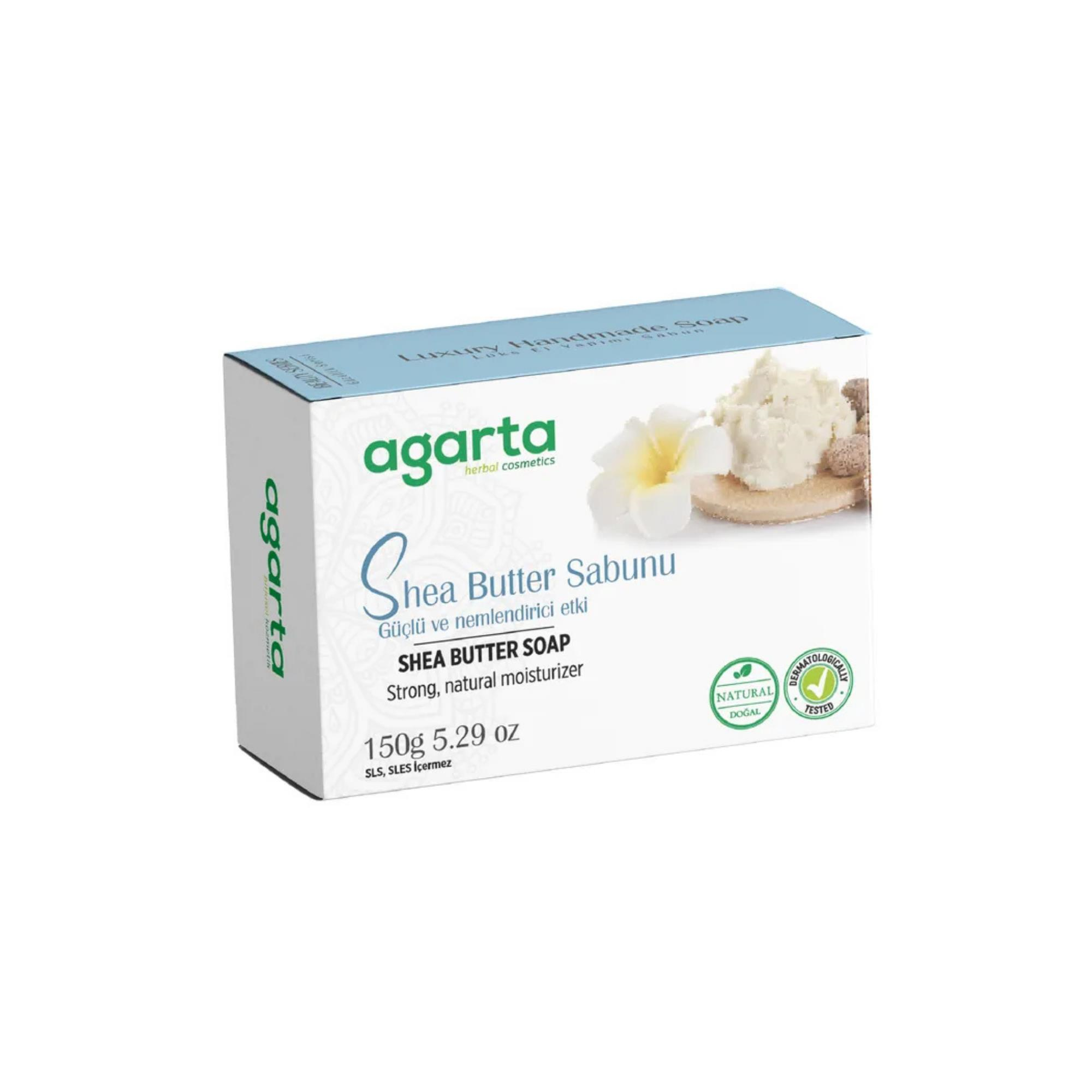 AGARTA - SABUN EL YAPIMI DOĞAL SHEA BUTTER 150 GR