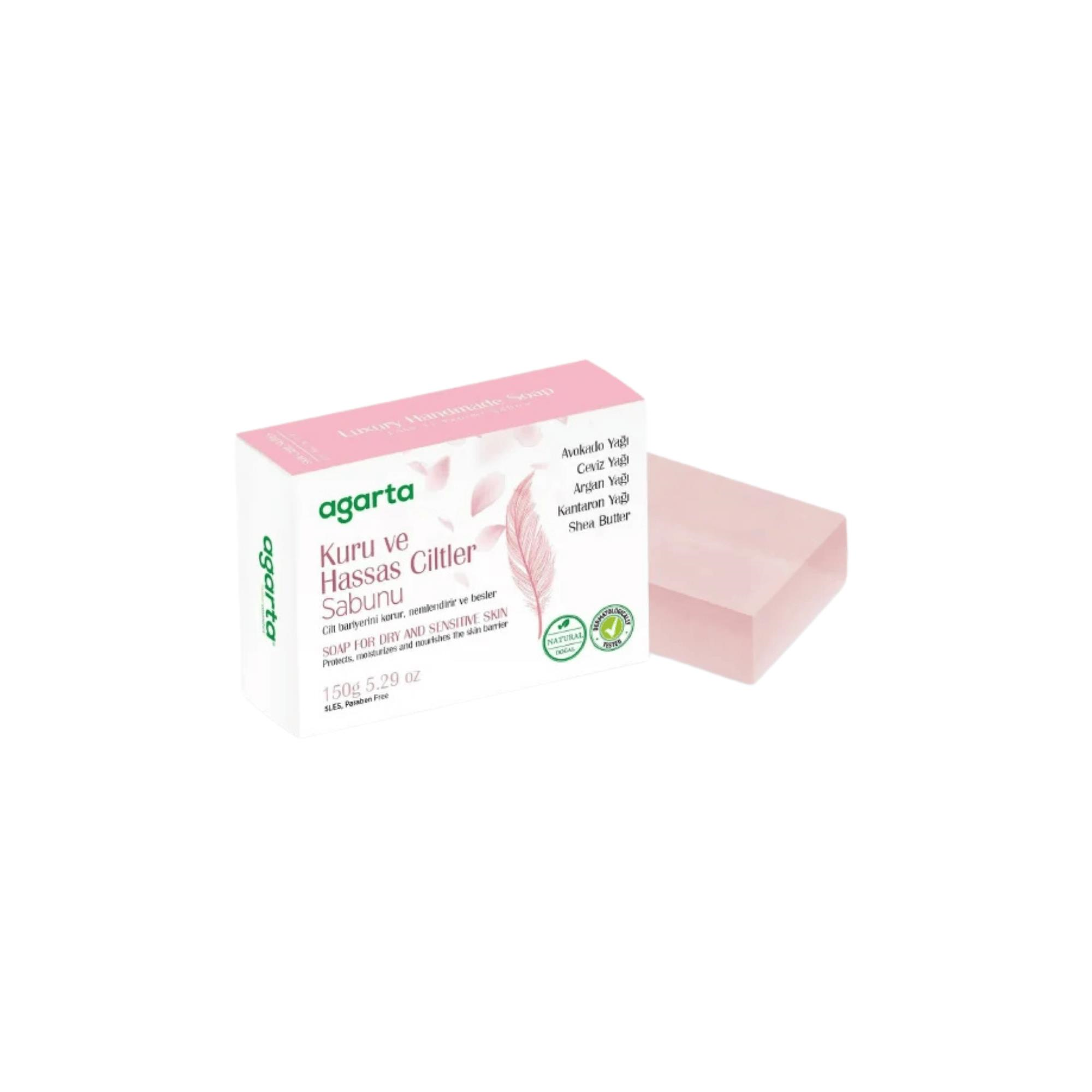 AGARTA - SABUN KURU VE HASSAS CİLTLER İÇİN 150 GR