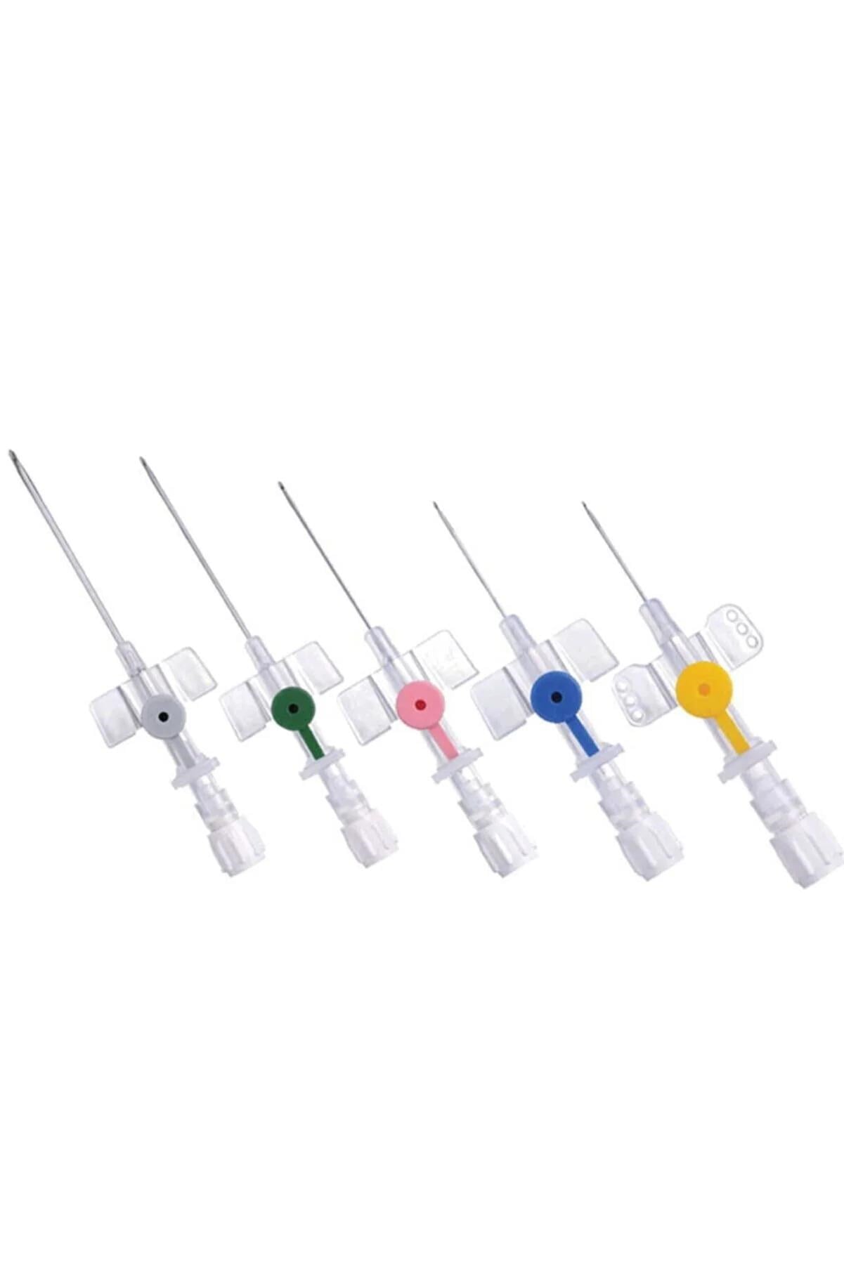 AYSET - ANJİOKAT 24G SARI - 100 ADET
