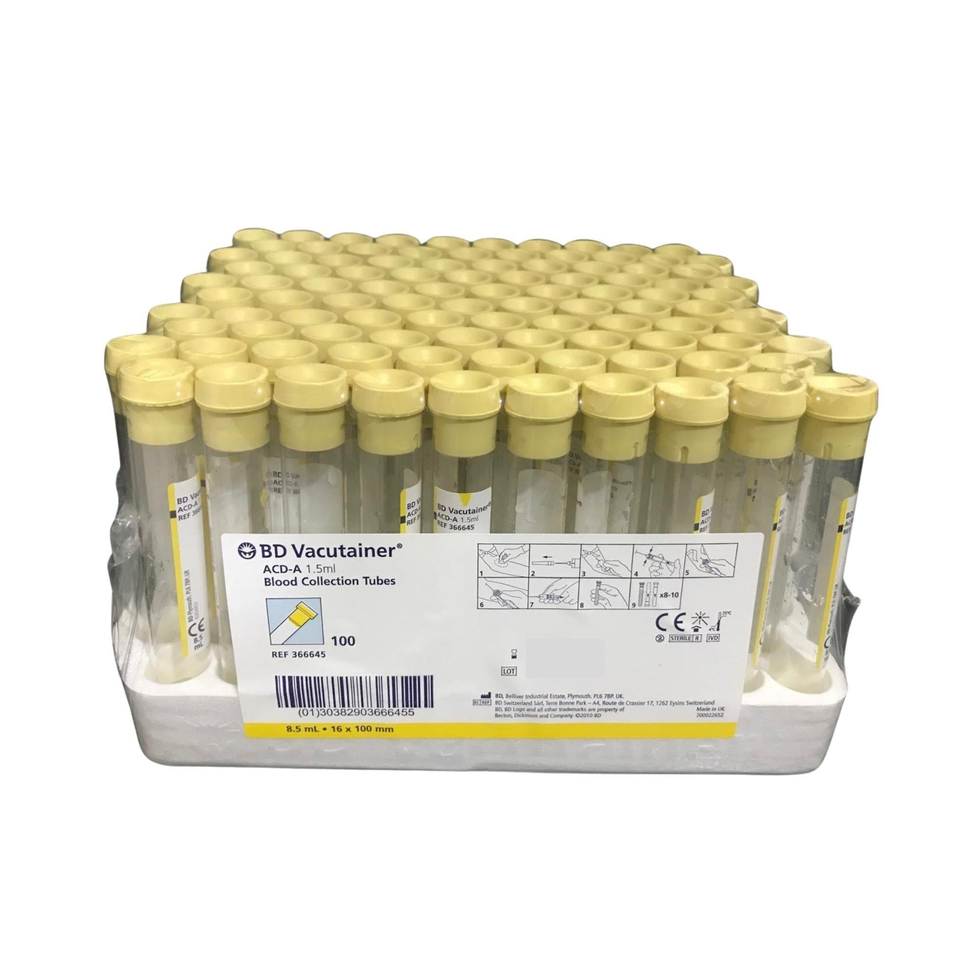 BD - ACDA TÜPÜ CAM 8.5ML - 100 ADET