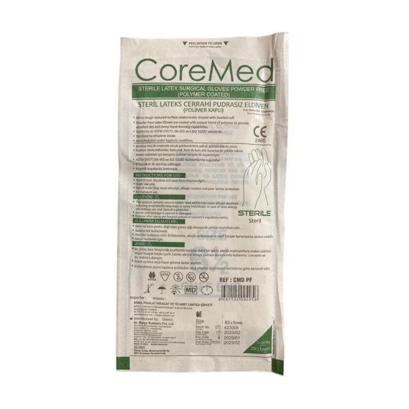 COREMED - CERRAHİ ELDİVEN PUDRALI NO:7.5