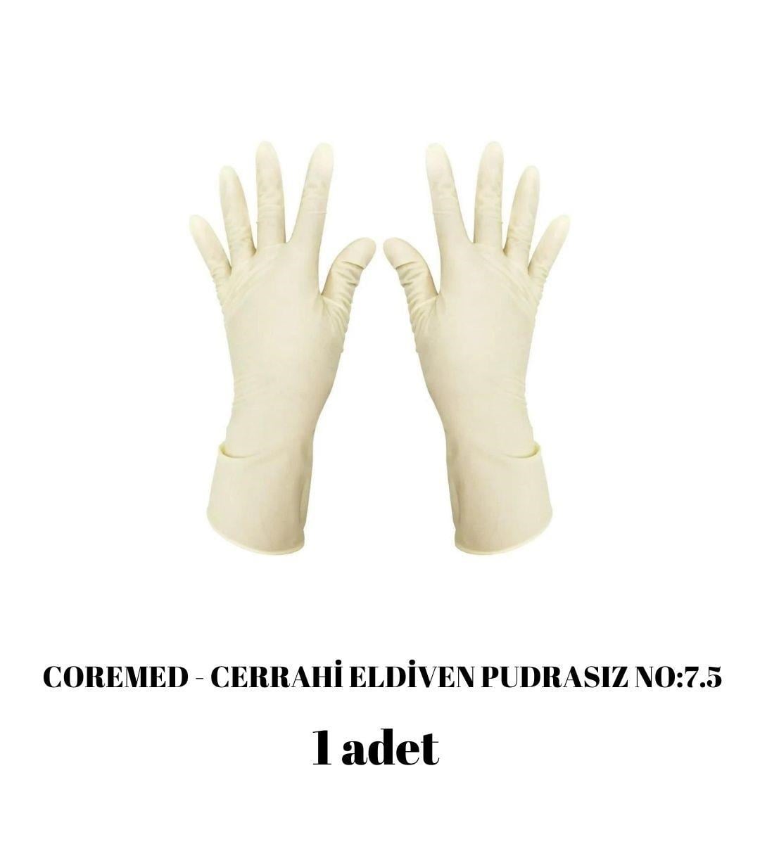 COREMED - CERRAHİ ELDİVEN PUDRASIZ NO:7.5