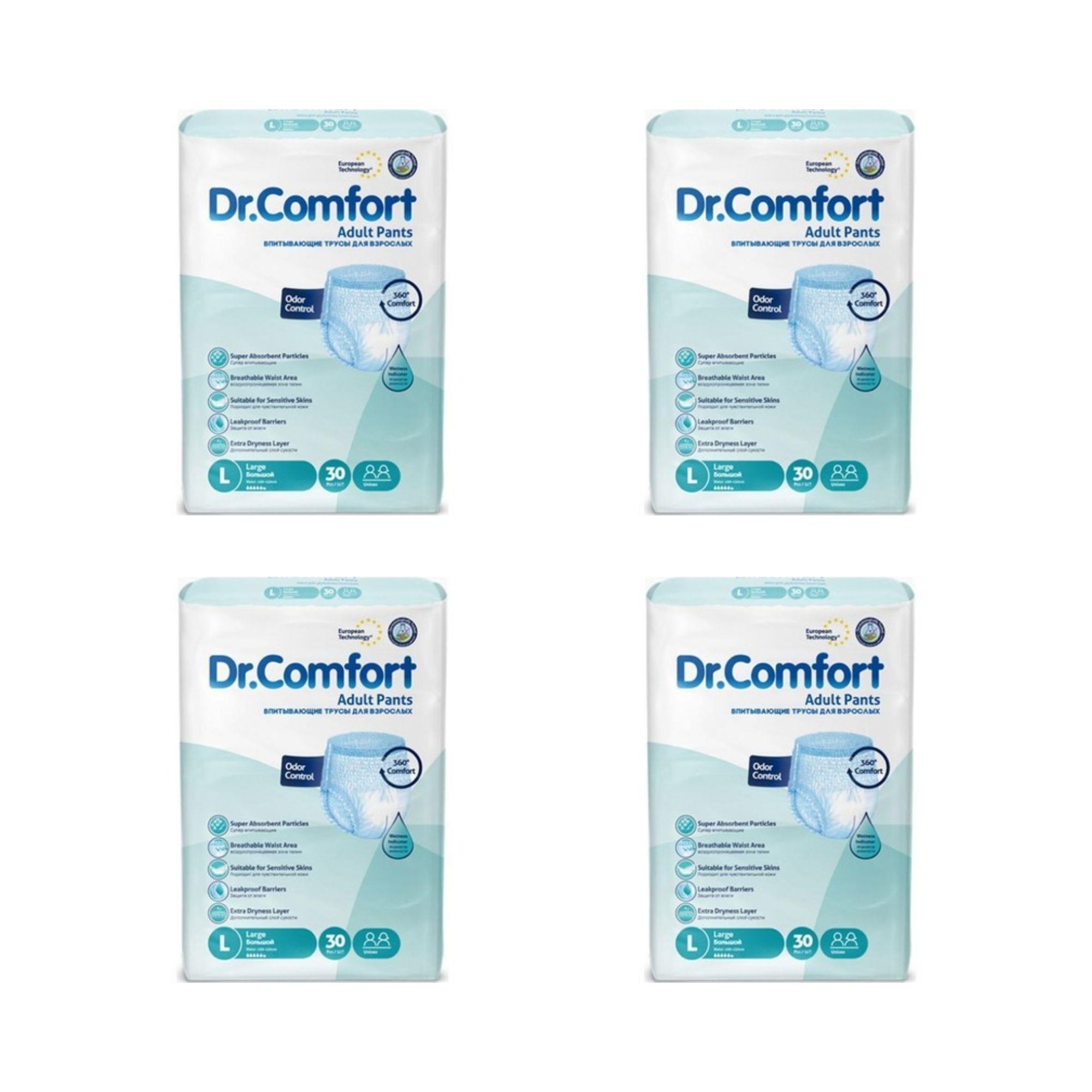 DR. COMFORT - HASTA BEZİ KÜLOTLU LARGE - 4 PAKET