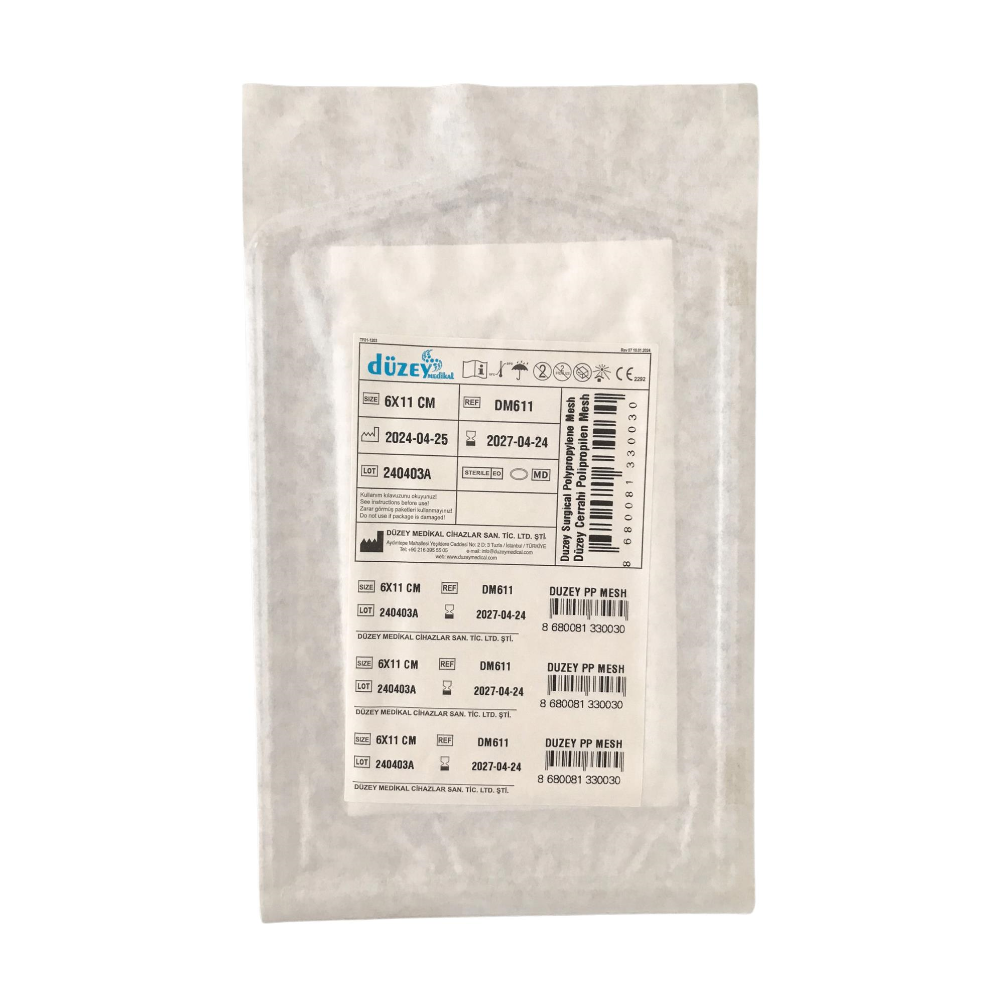 DÜZEY - MESH PROPİLEN YAMA - 6CM X 11CM