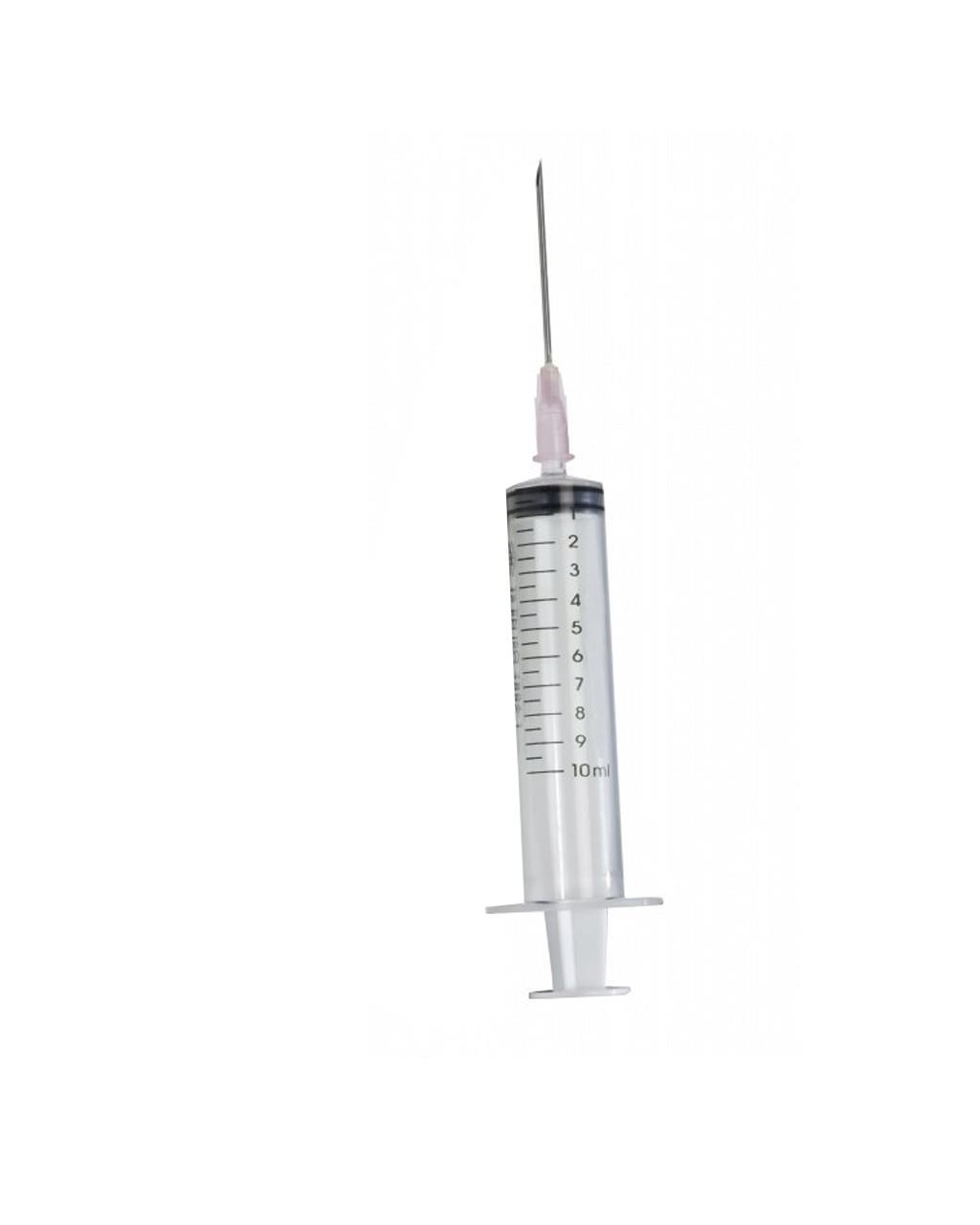 GENJECT - 10ML 3PARÇA PEMBE İĞNELİ ENJEKTÖR - 250 ADET