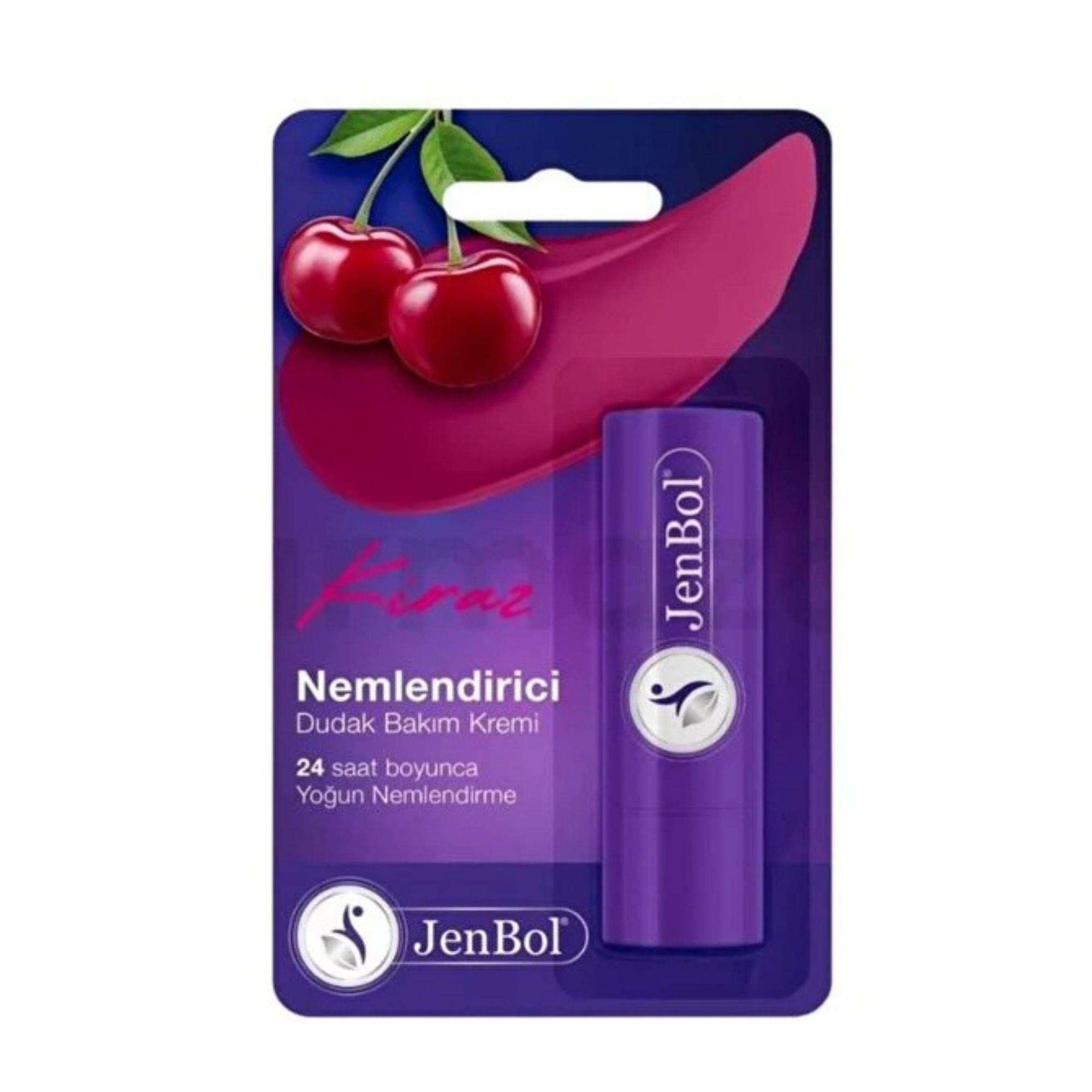 JENBOL - LİP STİCK DUDAK KREMİ GÜNEŞ KORUMA SPF20+ KİRAZ