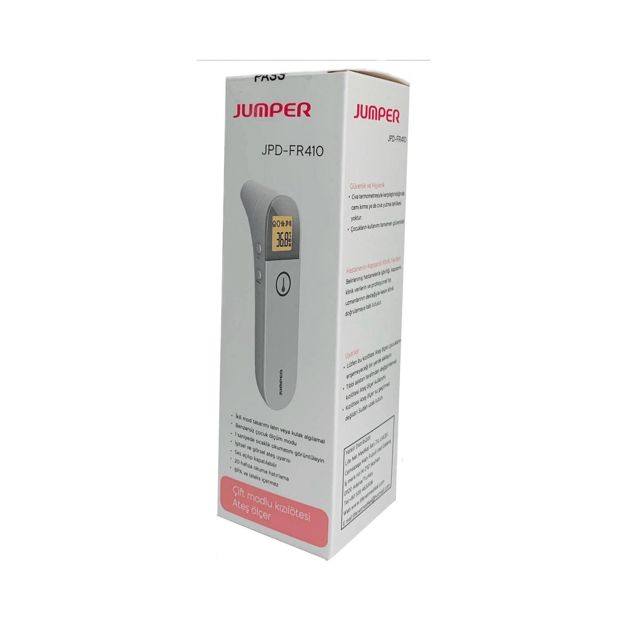 JUMPER - TEMASSIZ ATEŞ ÖLÇER ALIN VE KULAKTAN JPD-FR410