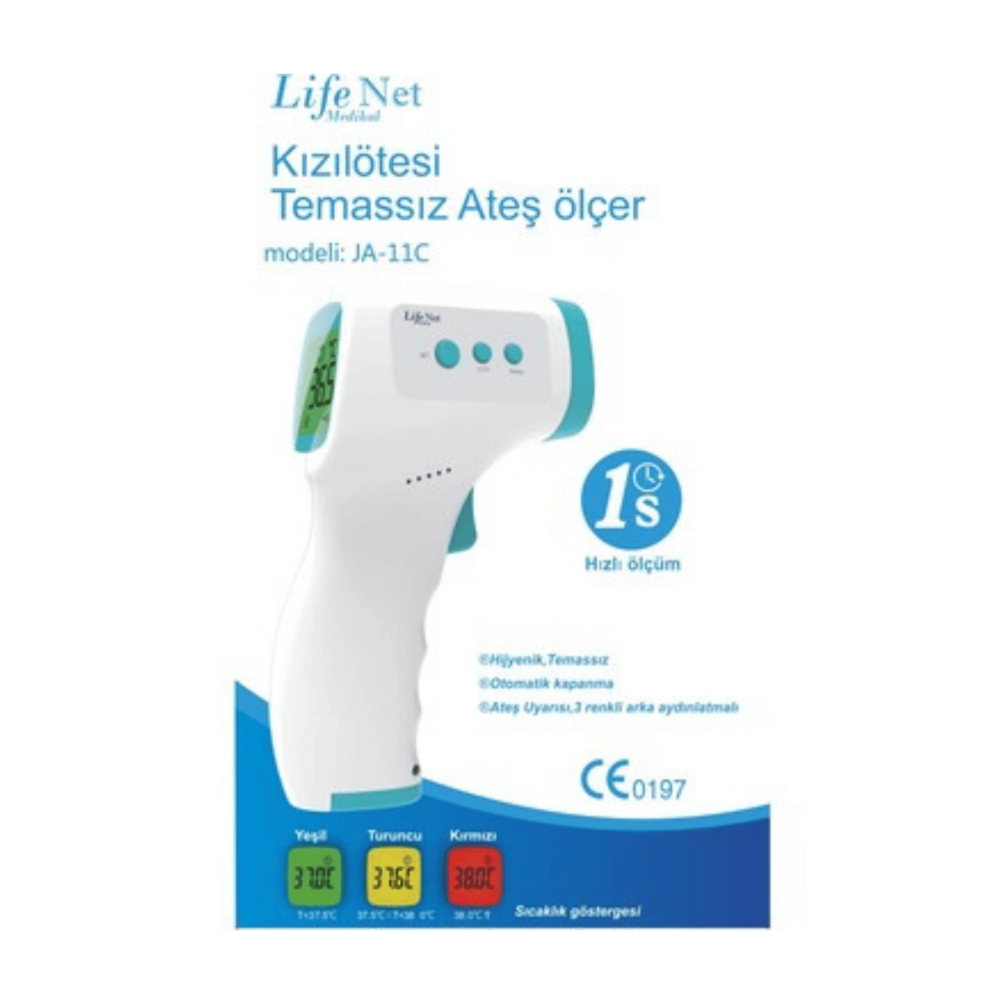 LİFE NET - ATEŞ ÖLÇER TEMASSIZ ALINDAN JA-11C