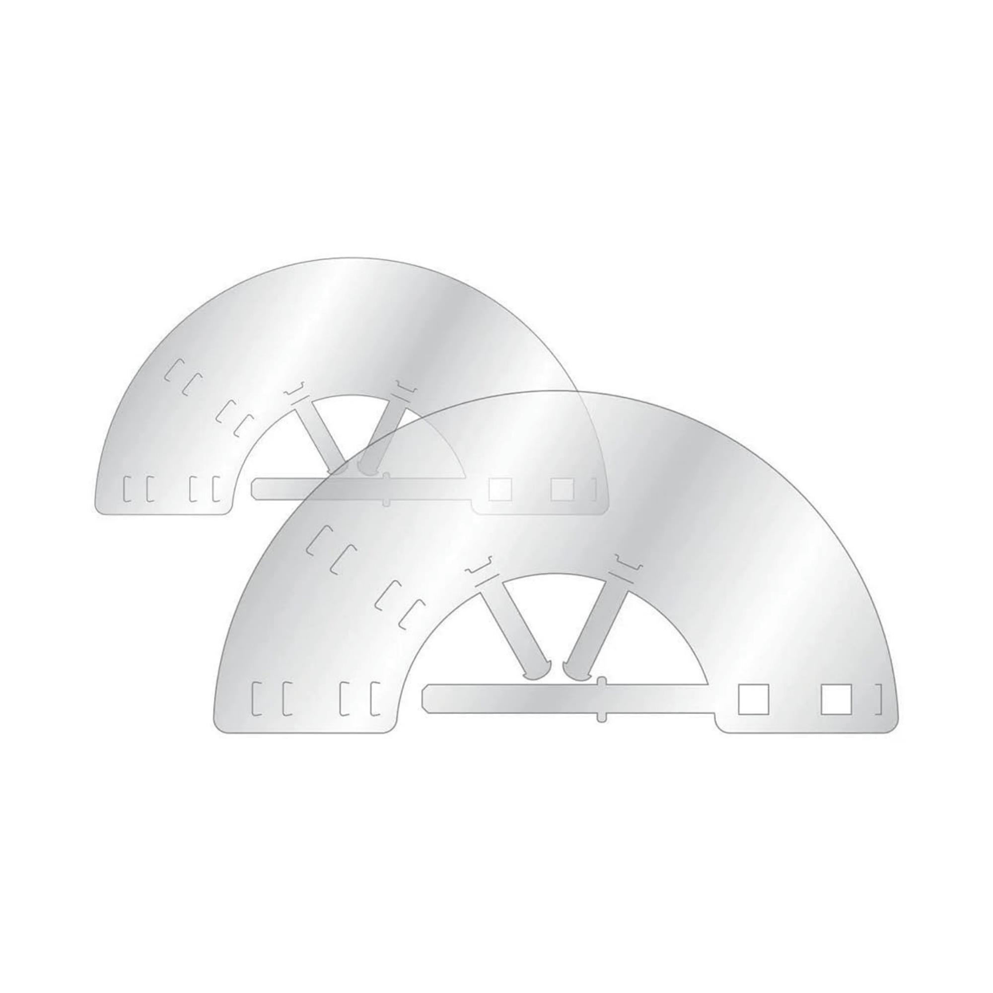 LUMMED - YAKALIK ŞEFFAF - 7.5 CM - 10 ADET