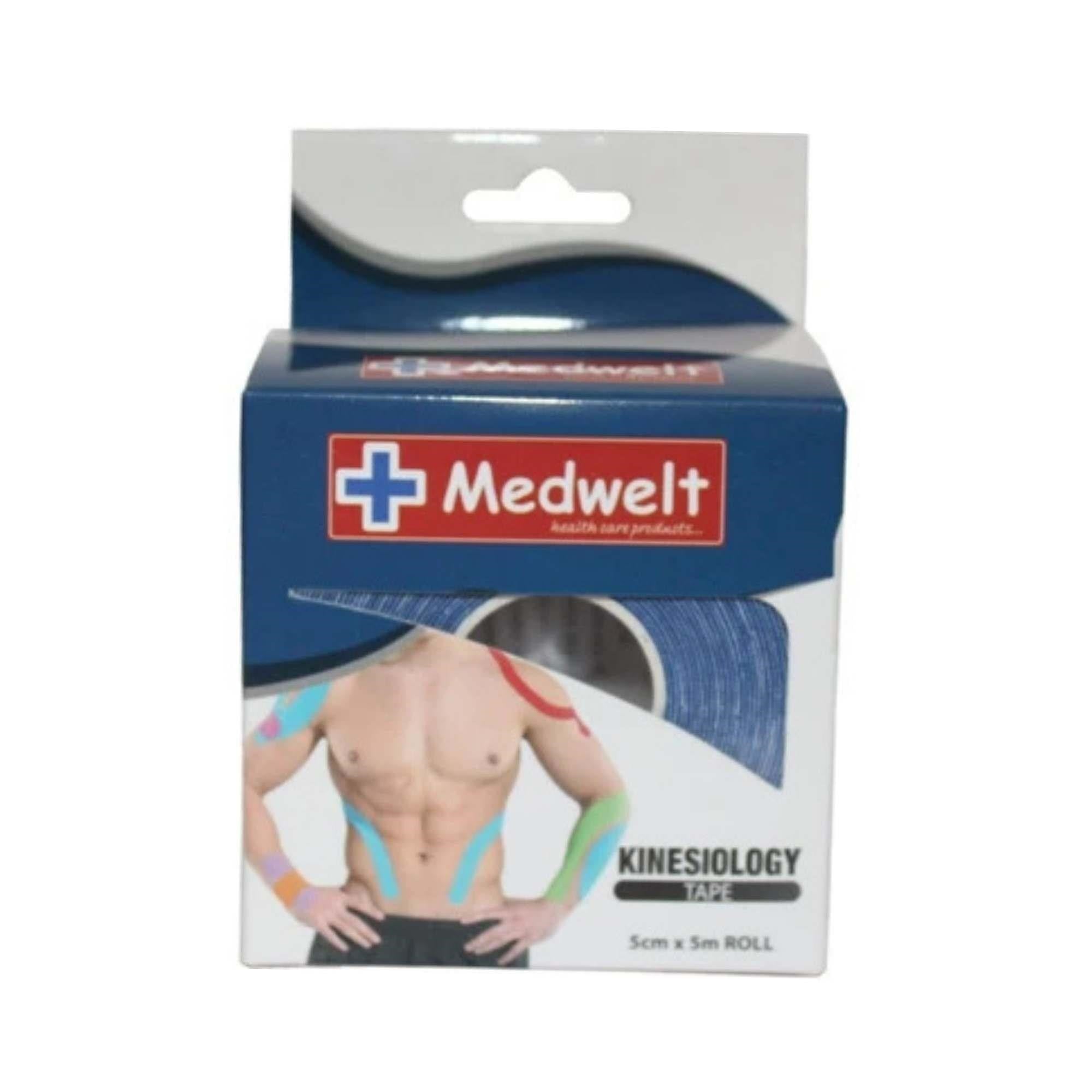 MEDWELT - KİNESİYOLOJİ BANDI 5CMX5M MAVİ