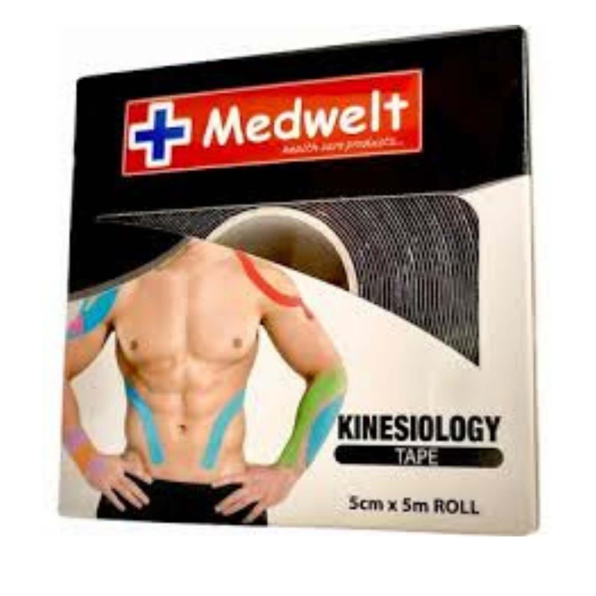 MEDWELT - KİNESİYOLOJİ BANDI 5CMX5M SİYAH