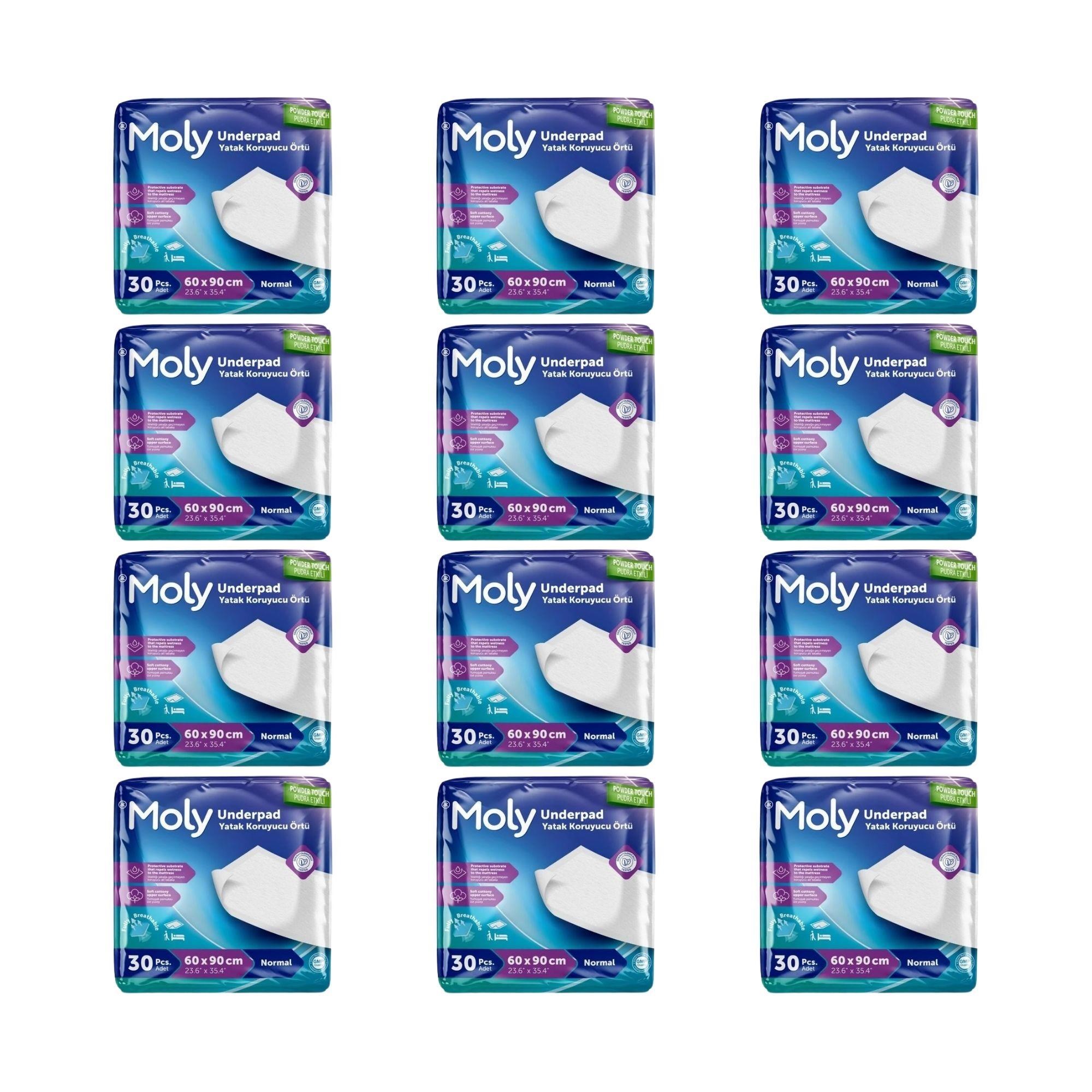 MOLY - HASTA ALTI SERME BEZİ 60X90 - 30 ADETLİ - 12 PAKET
