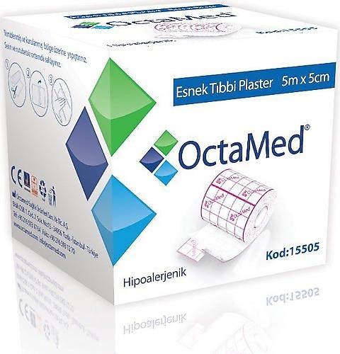 OCTAMED - ESNEK TIBBİ FLASTER 5MX5CM REF:15505
