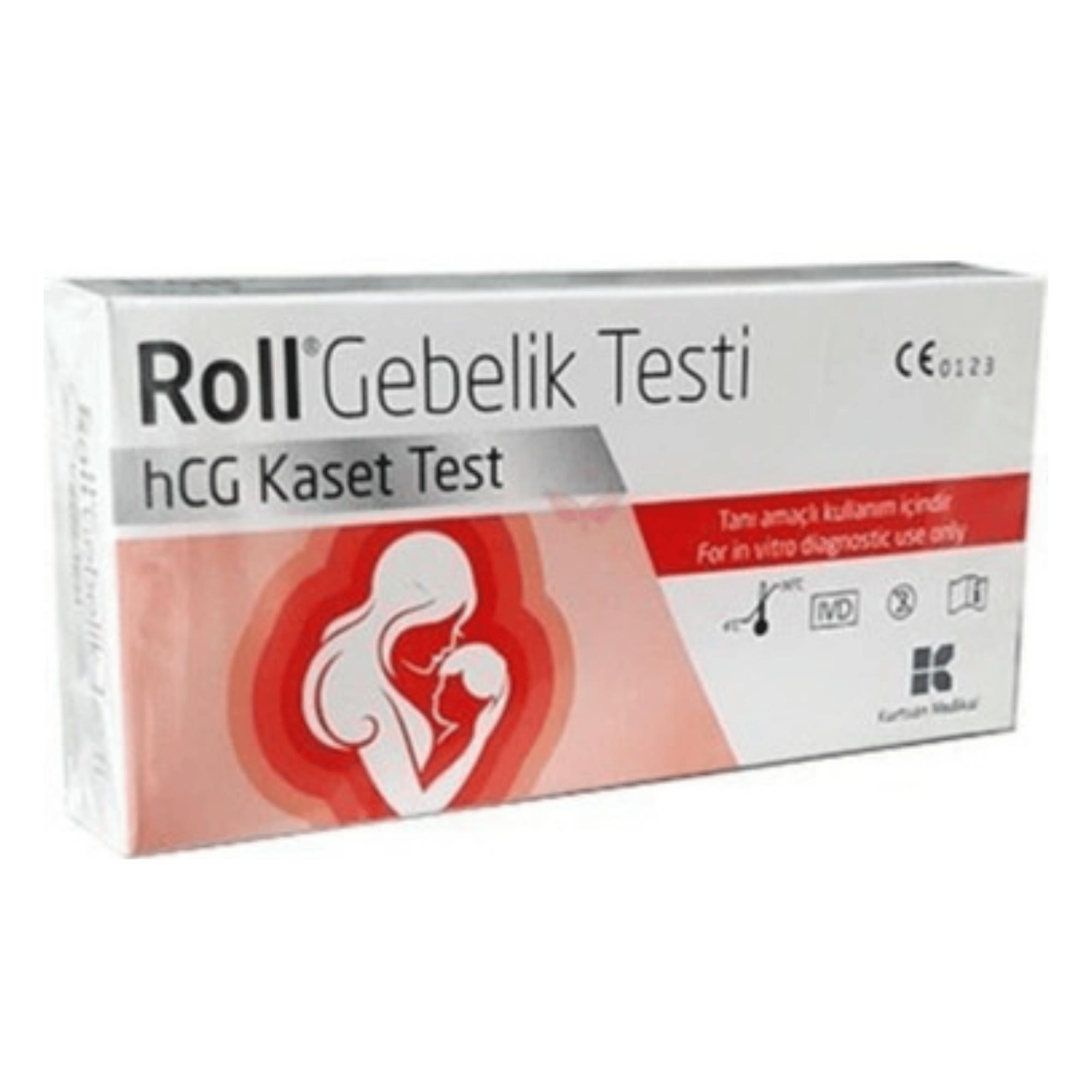 ROLL - GEBELİK TESTİ HIZLI HCG KASET TEST CE ONAYLI