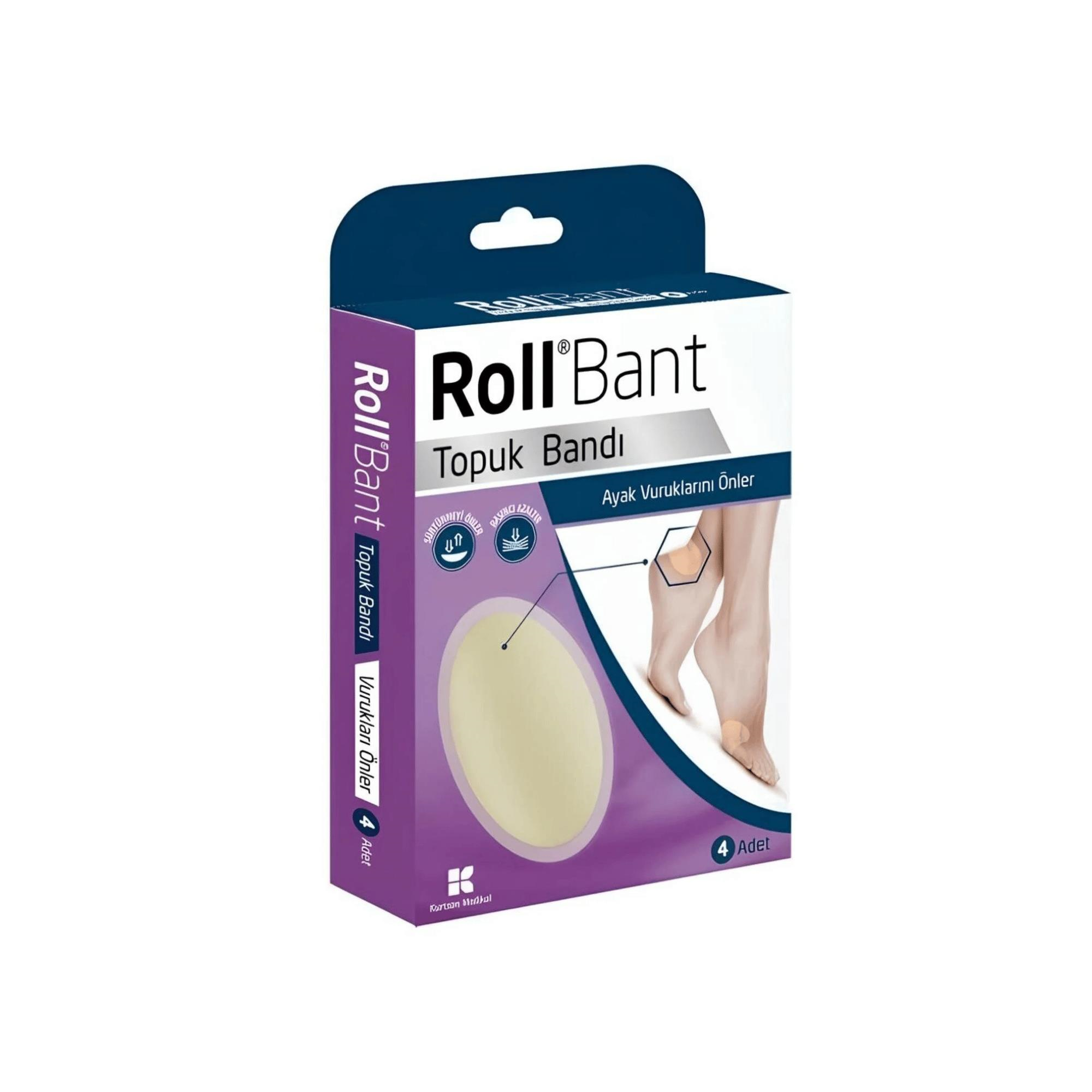 ROLL - TOPUK YARA BANDI 4LÜ 1 PAKET