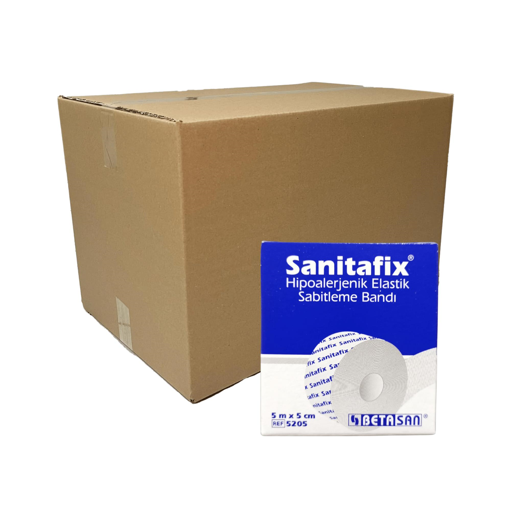 SANİTAFİX - HİPOALERJENİK ESNEK FLASTER 5CM X 5CM REF:5205 - 120 ADET