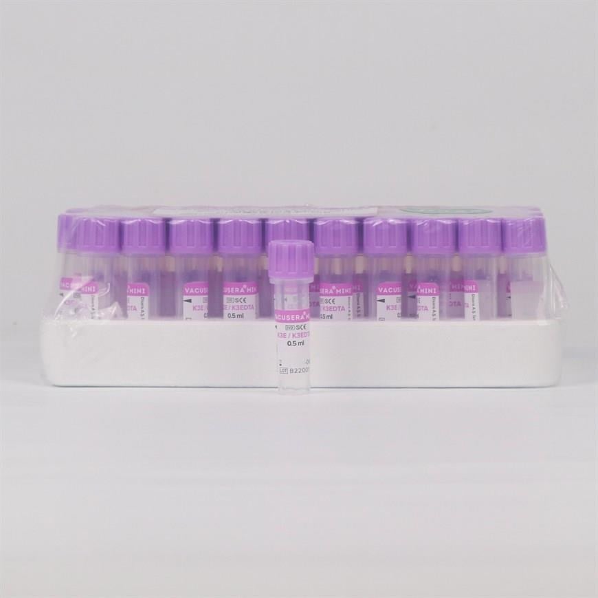 VACUSERA - 0.5 ML K2 EDTALI PEDİATRİK TÜP 50Lİ 1 PAKET