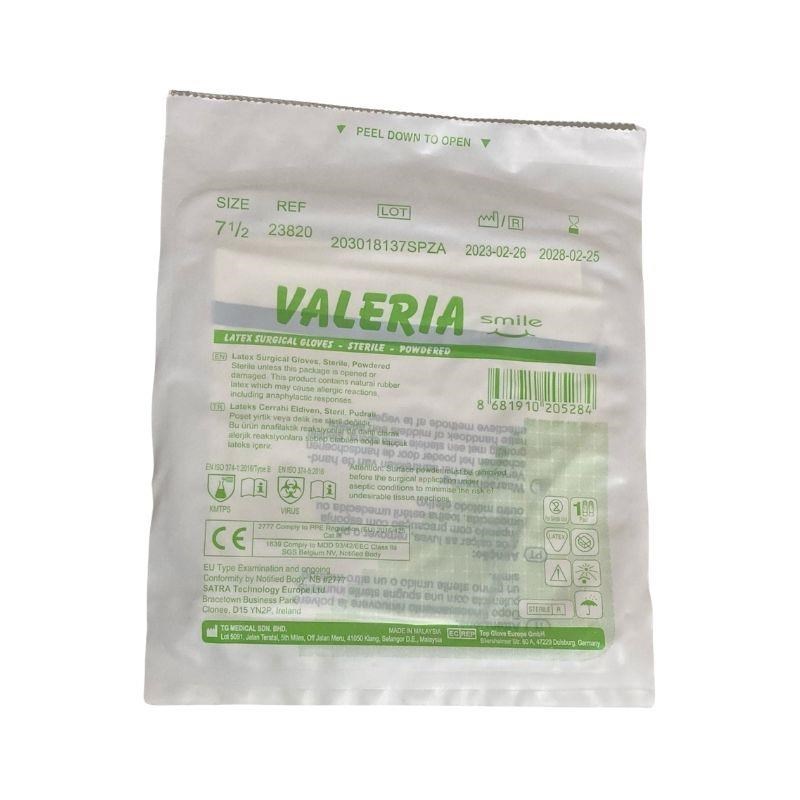 VALERİA SMİLE - CERRAHİ ELDİVEN PUDRALI NO:7.5