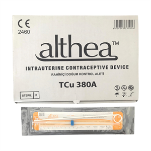 ALTHEA - RAHİM İÇİ DOĞUM KONTROL T SPİRAL - REF: TCU 380 - 25 ADET