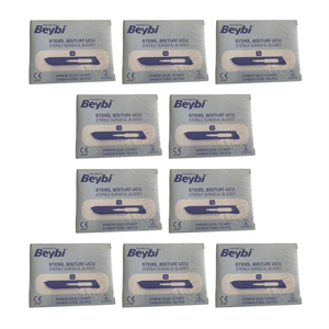 BEYBİ - BİSTURİ UCU NO: 10 - 1000 ADET 10 PAKET