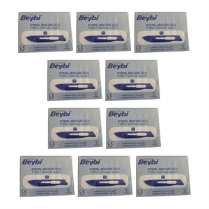BEYBİ - BİSTURİ UCU NO: 21 - 1000 ADET 10 PAKET