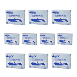BEYBİ - BİSTURİ UCU NO: 22 - 1000 ADET 10 PAKET