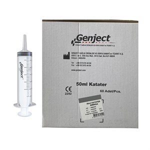 GENJECT - 50 ML BESLENME GAVAJ ENJEKTÖRÜ ÇAM UÇLU - 60 ADET