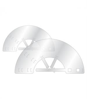 TALES - YAKALIK ŞEFFAF - 12.5 CM