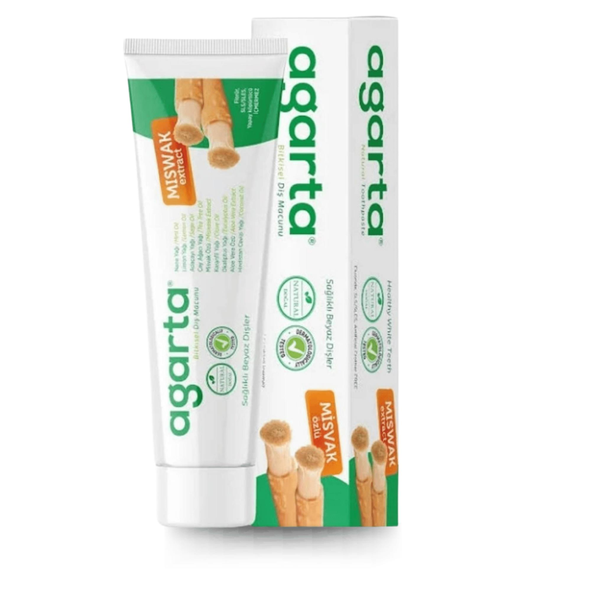 AGARTA - DİŞ MACUNU MİSVAK ÖZLÜ 100ML