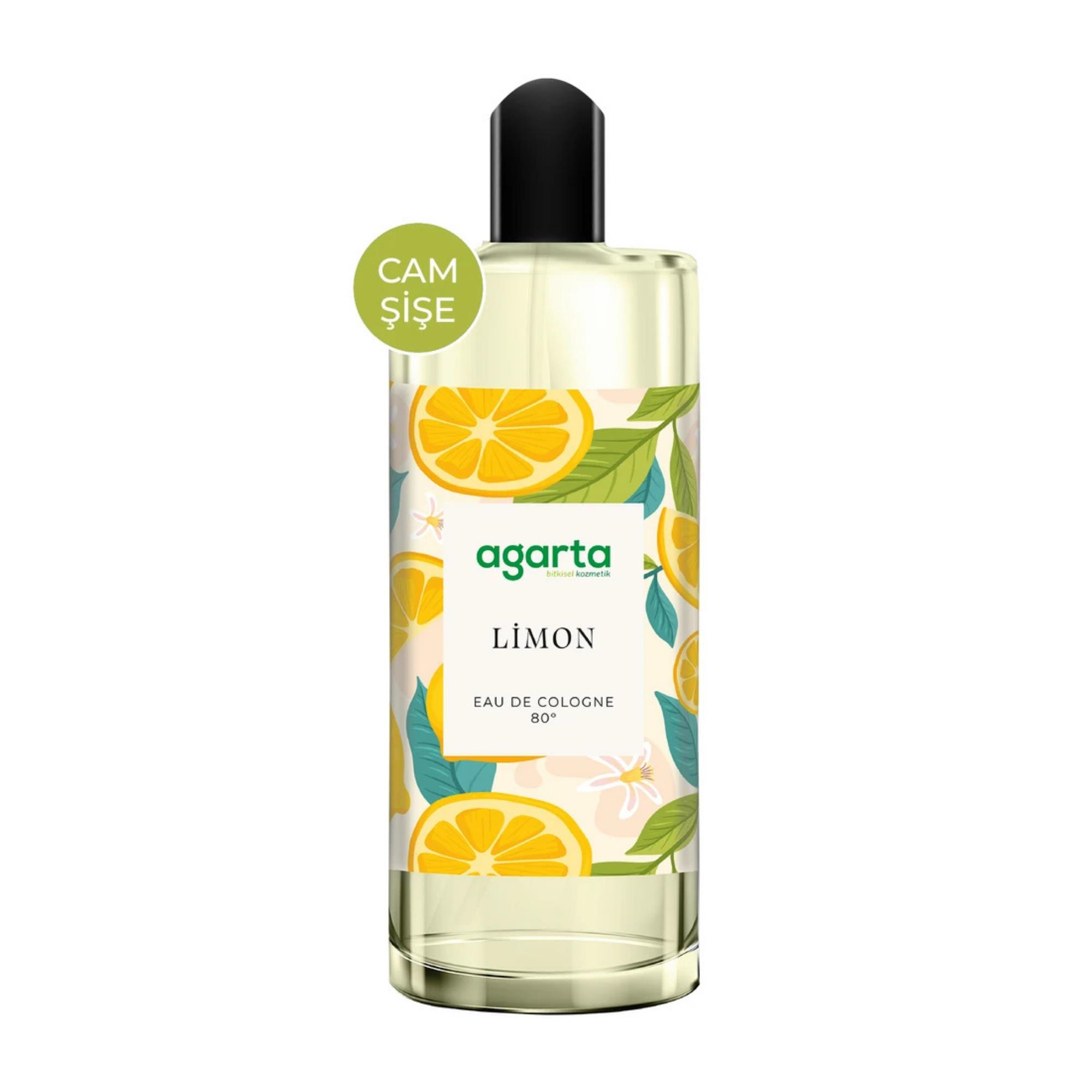 AGARTA - KOLONYA LİMON CAM ŞİŞE 250 ML