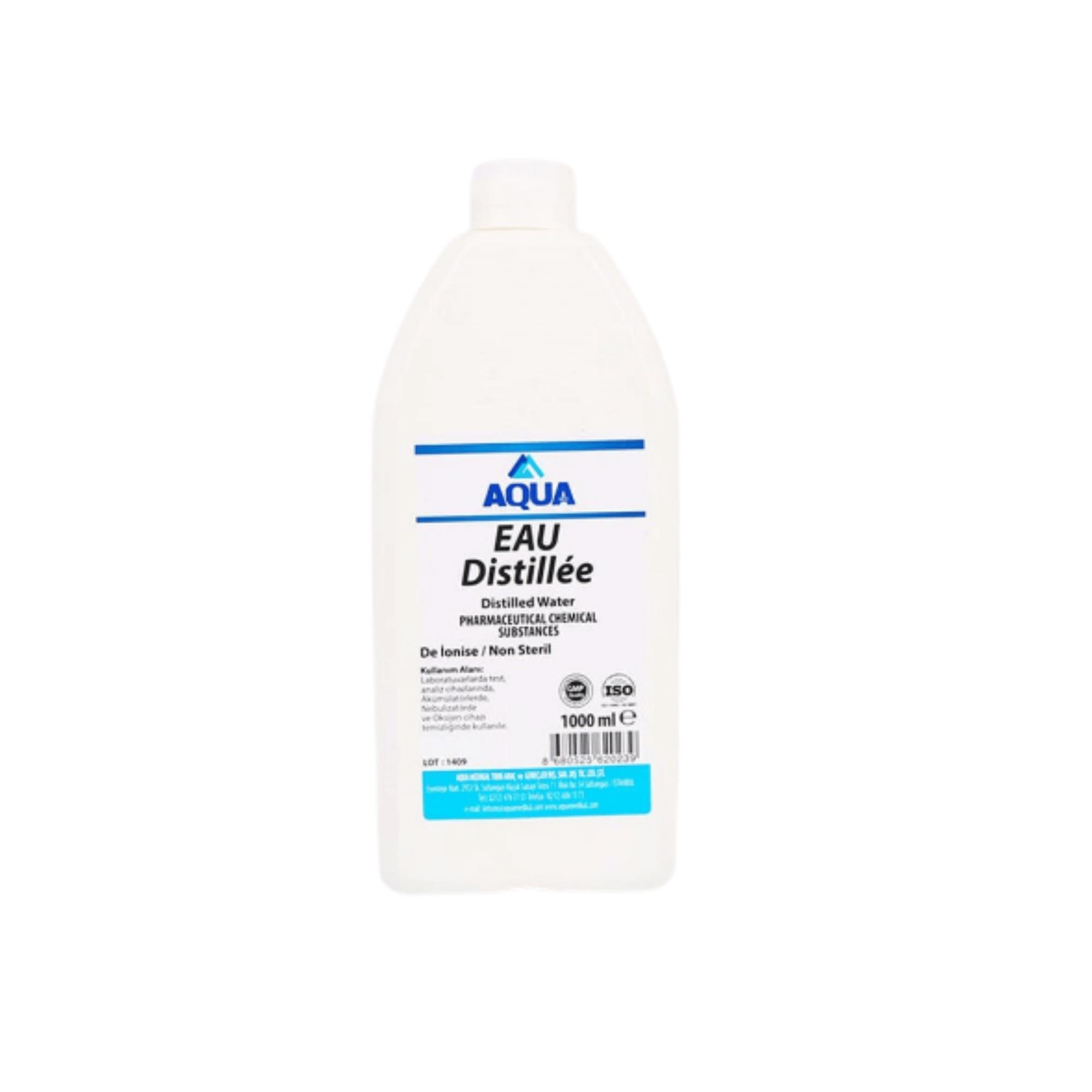 AQUA - DİSTİLE SU 1 LT - 1 ADET