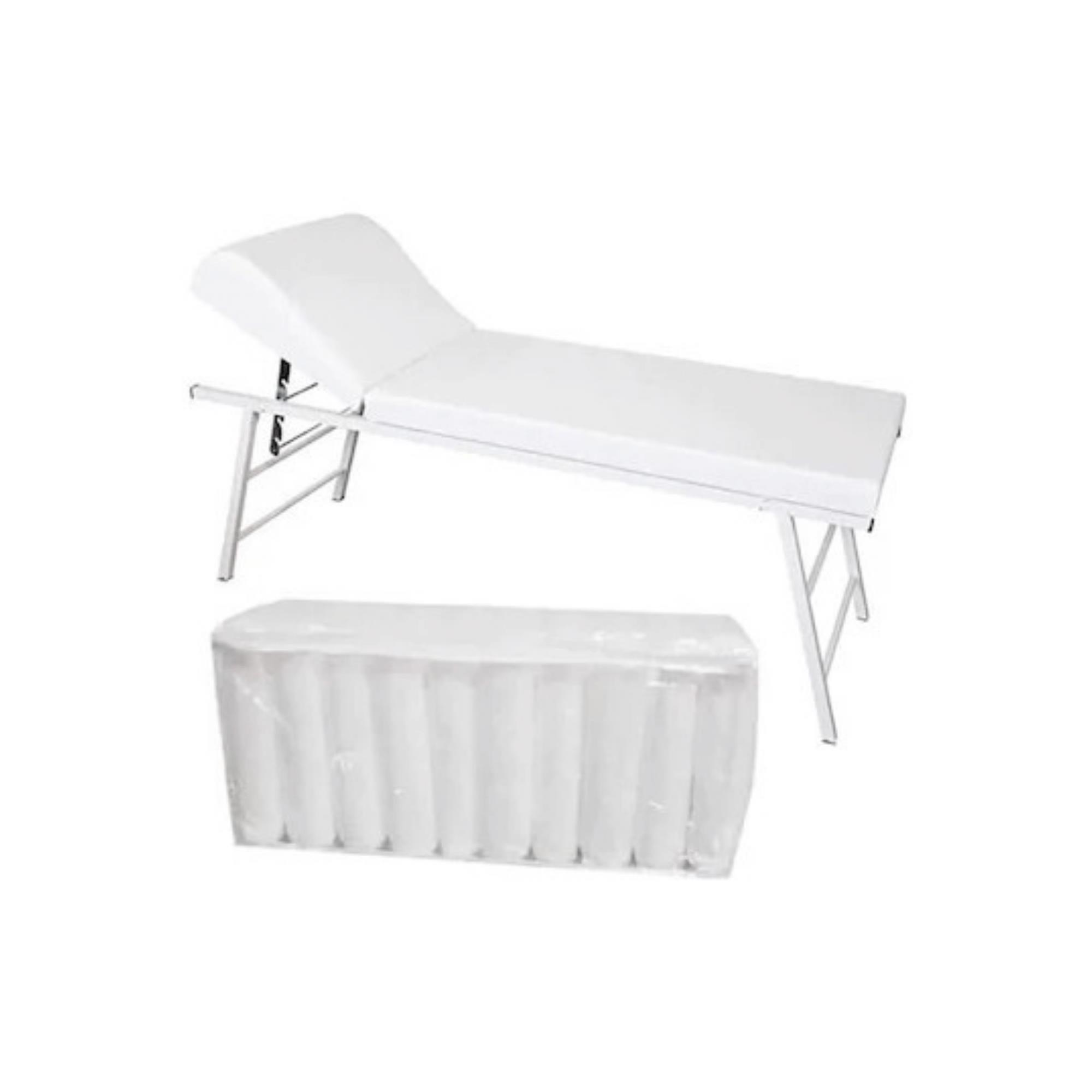 ATOS - SEDYE ÖRTÜSÜ LASTİKLİ BEYAZ 80CMx220CM 50 ADET - 1 PAKET