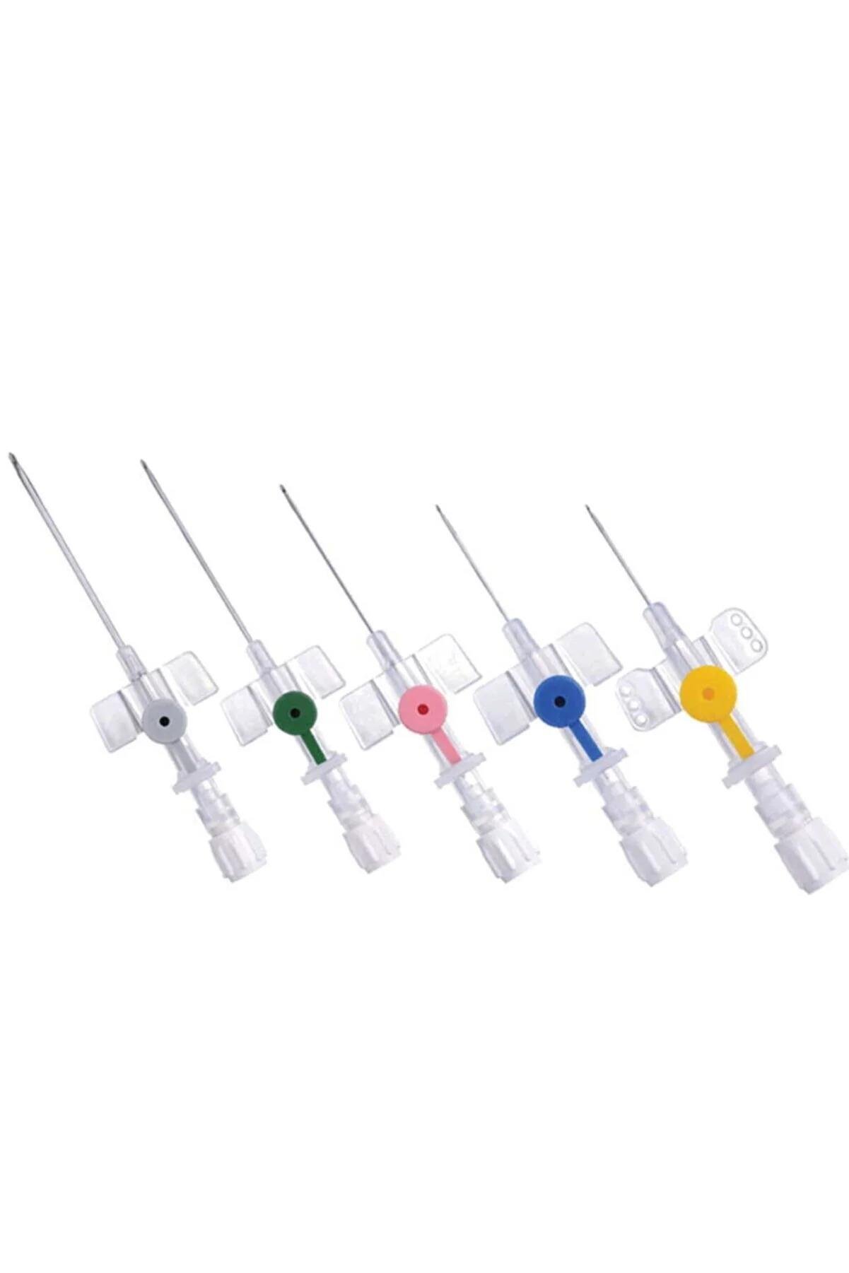 AYSET - ANJİOKAT 24G SARI - 100 ADET