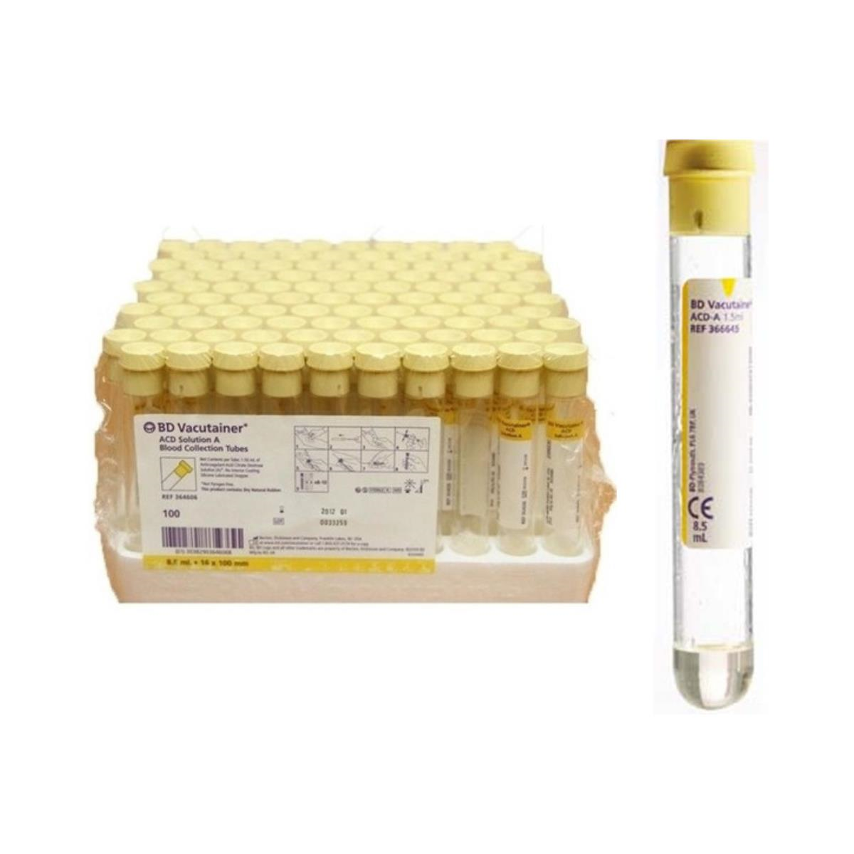 BD - 8.5 ML ACDA PRP TÜPÜ CAM REF:366645 - 100 ADET