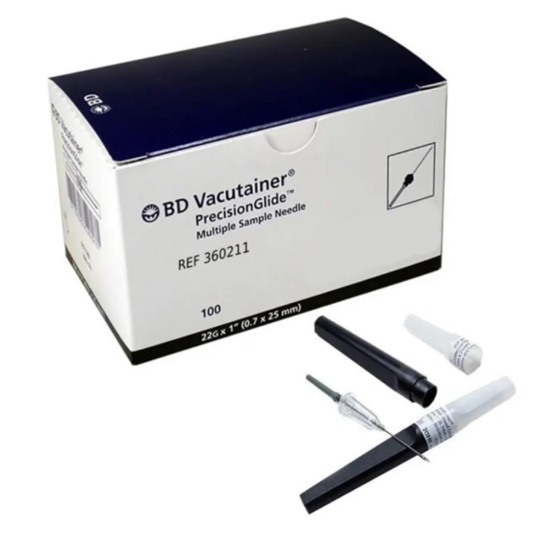 BD - VACUTEİNER İĞNE UCU SİYAH 22G REF: 360212 - 100LÜ 1 PAKET