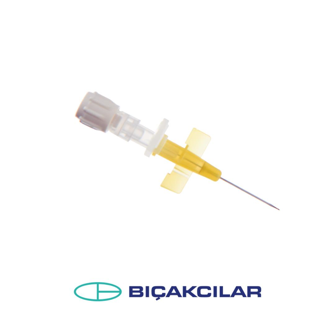 BIÇAKCILAR - ANJİOKAT 24G SARI - 50 ADET