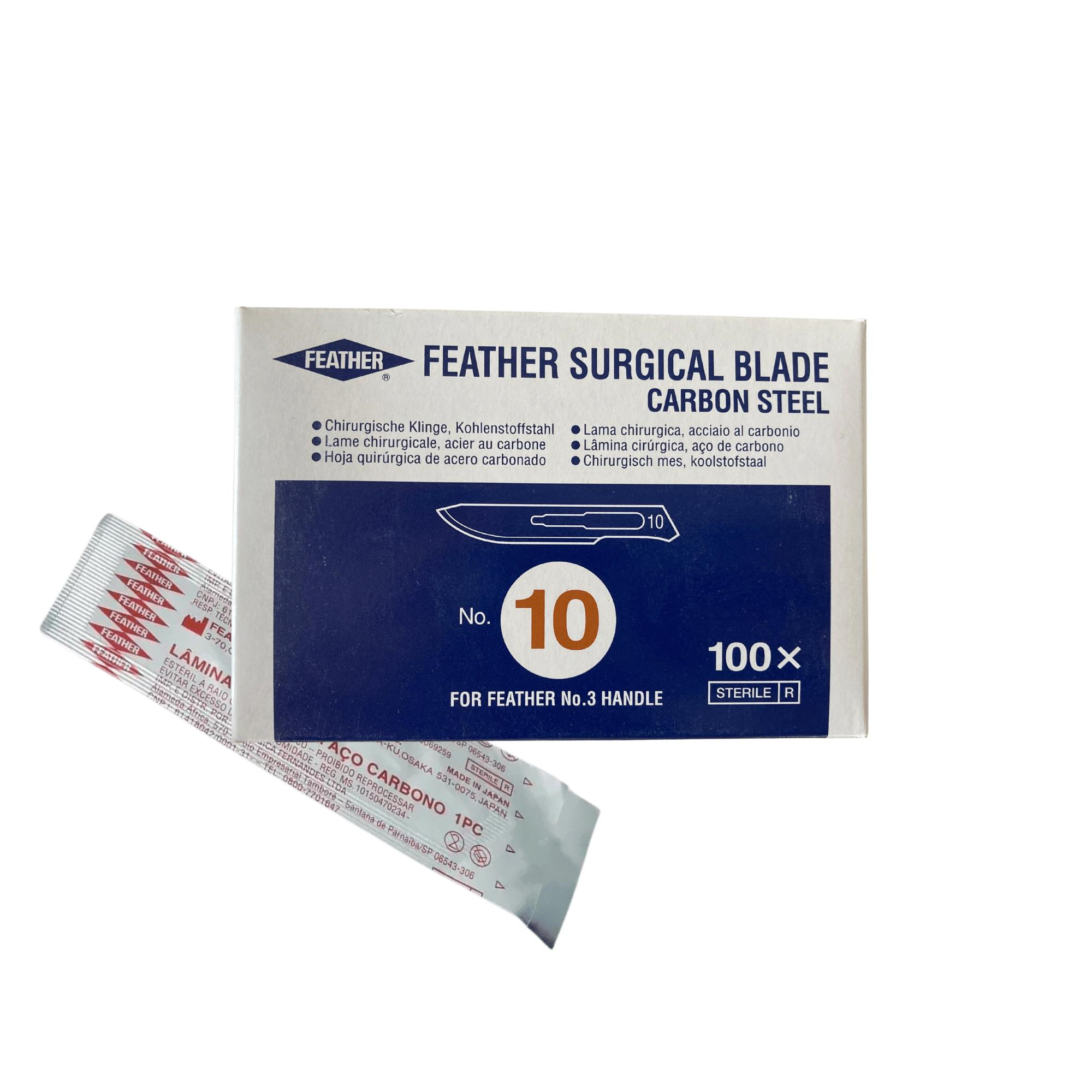 FEATHER - BİSTÜRİ UCU NO: 10 100LÜ 1 PAKET