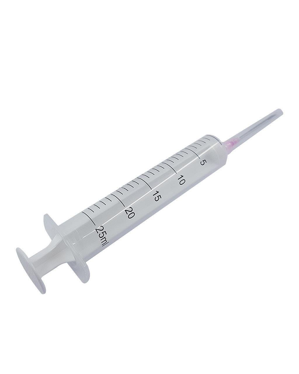 GENJECT - 20 ML 2PARÇA PEMBE İĞNELİ ENJEKTÖR VETERİNER - 100LÜ