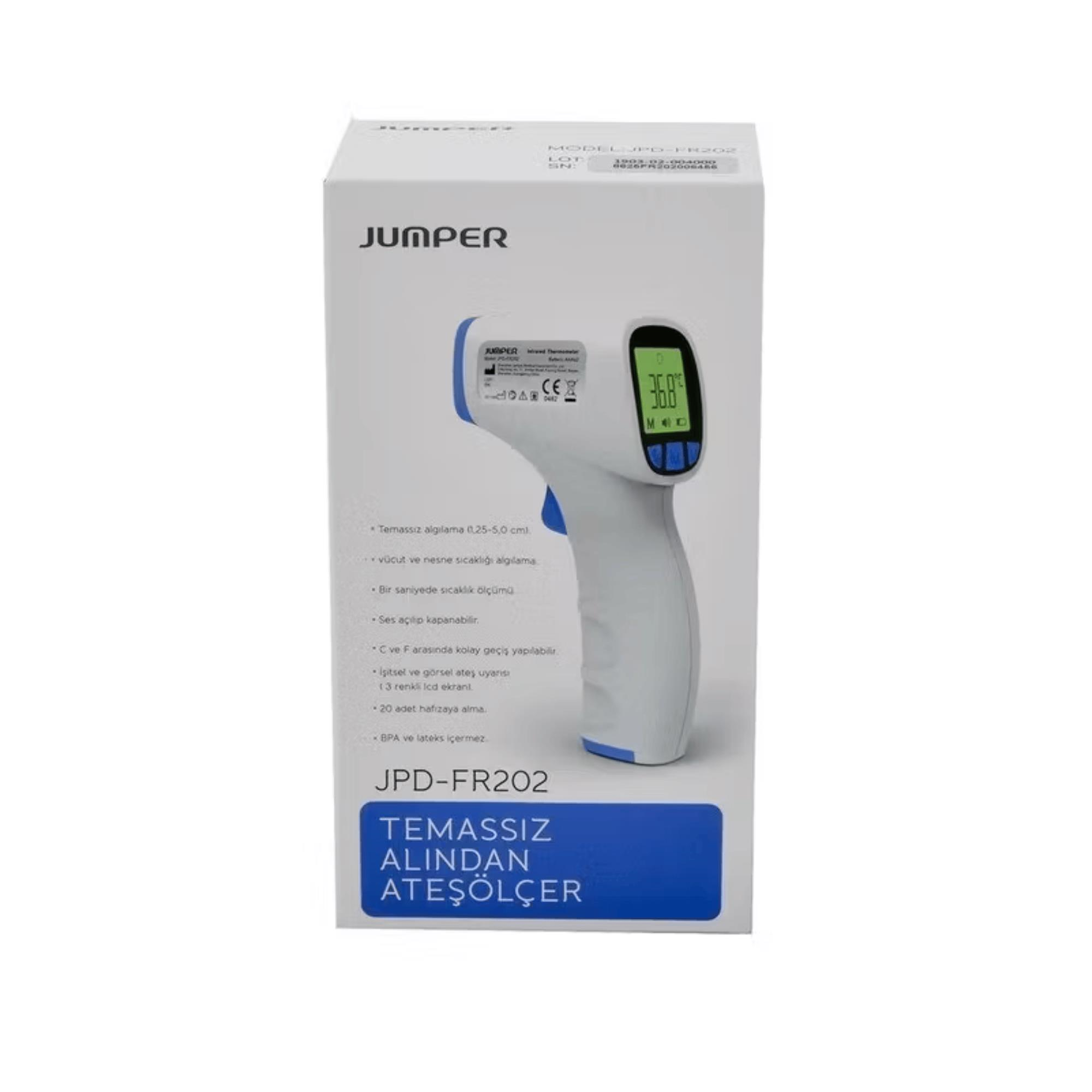 JUMPER - TEMASSIZ ATEŞ ÖLÇER ALINDAN JPD-FR202 MAVİ