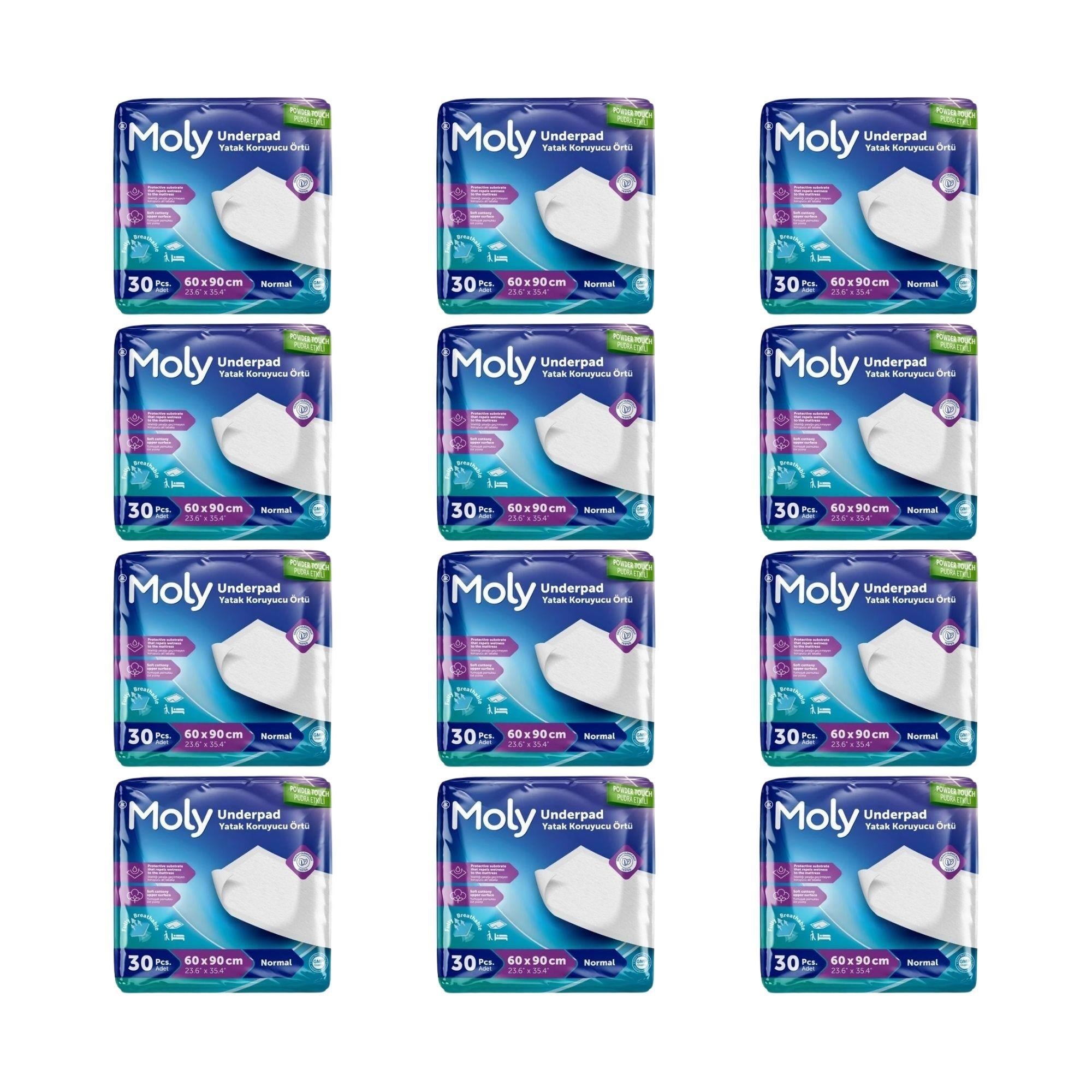 MOLY - HASTA ALTI SERME BEZİ 60X90 - 30 ADETLİ - 12 PAKET
