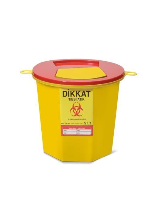 MOSLAB - TIBBİ ATIK KOVASI 5LT