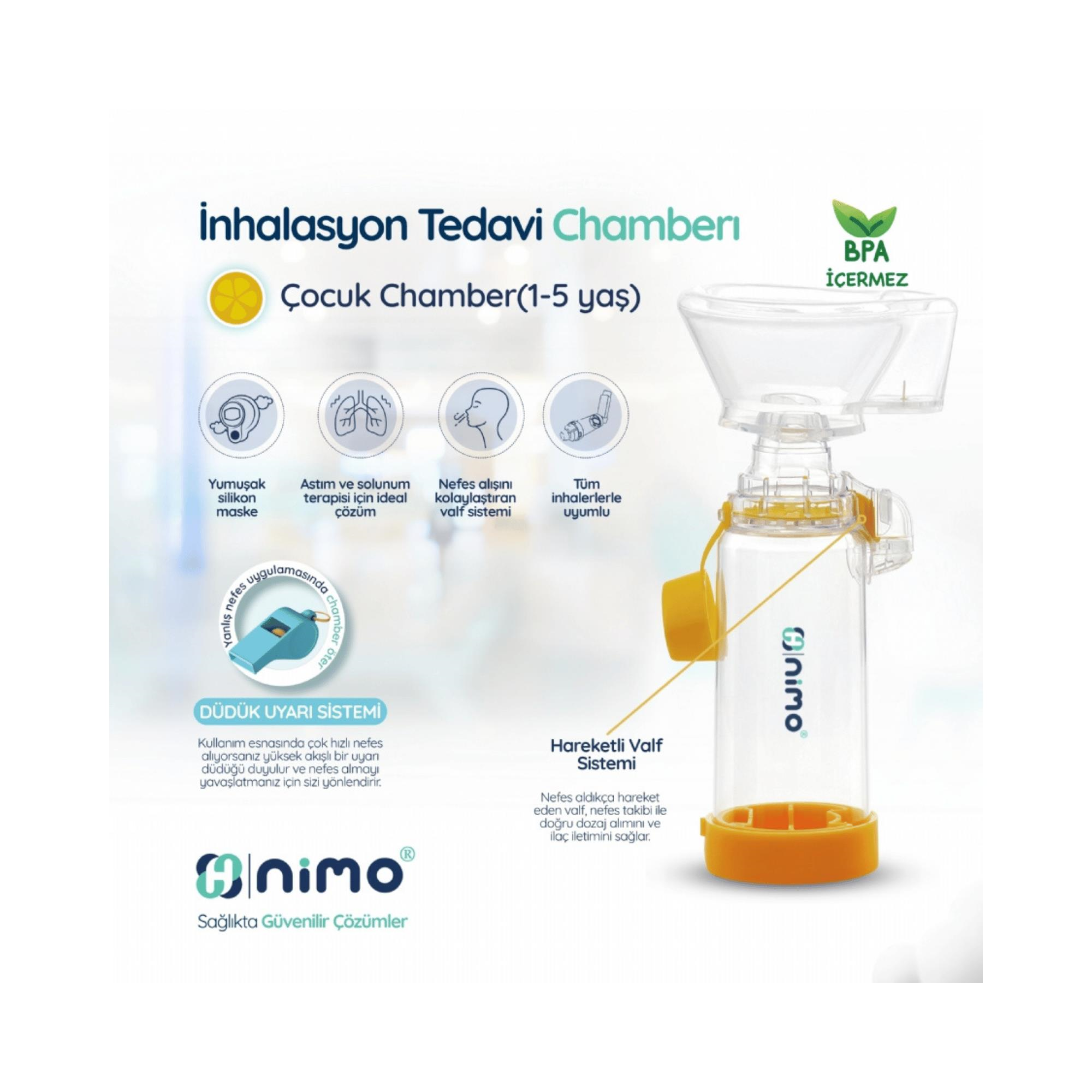 NİMO - ÇOCUK CHAMBER İNHALASYON TEDAVİ (1-5YAŞ)
