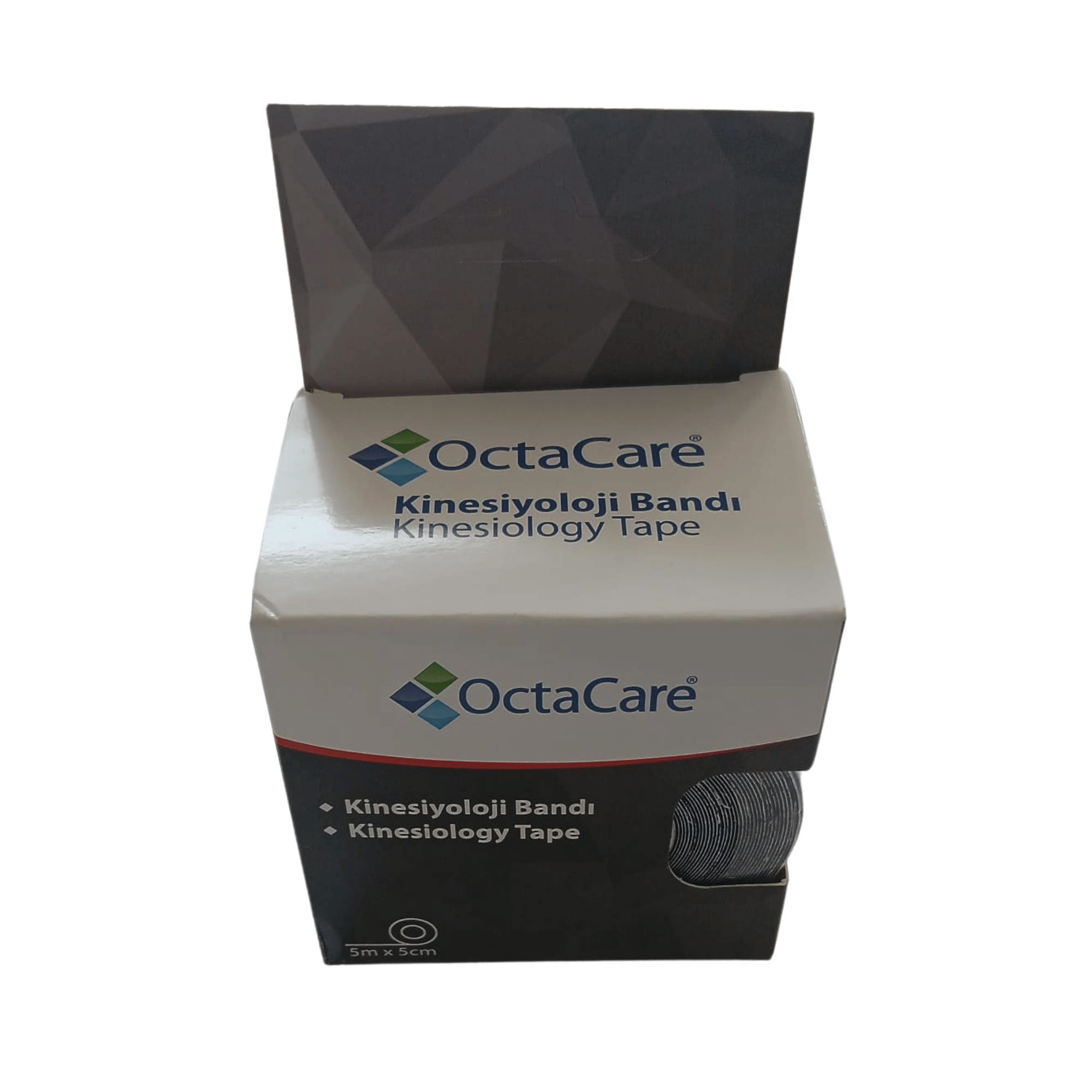 OCTACARE - KİNESİO AĞRI BANDI 5CM X 5M SİYAH